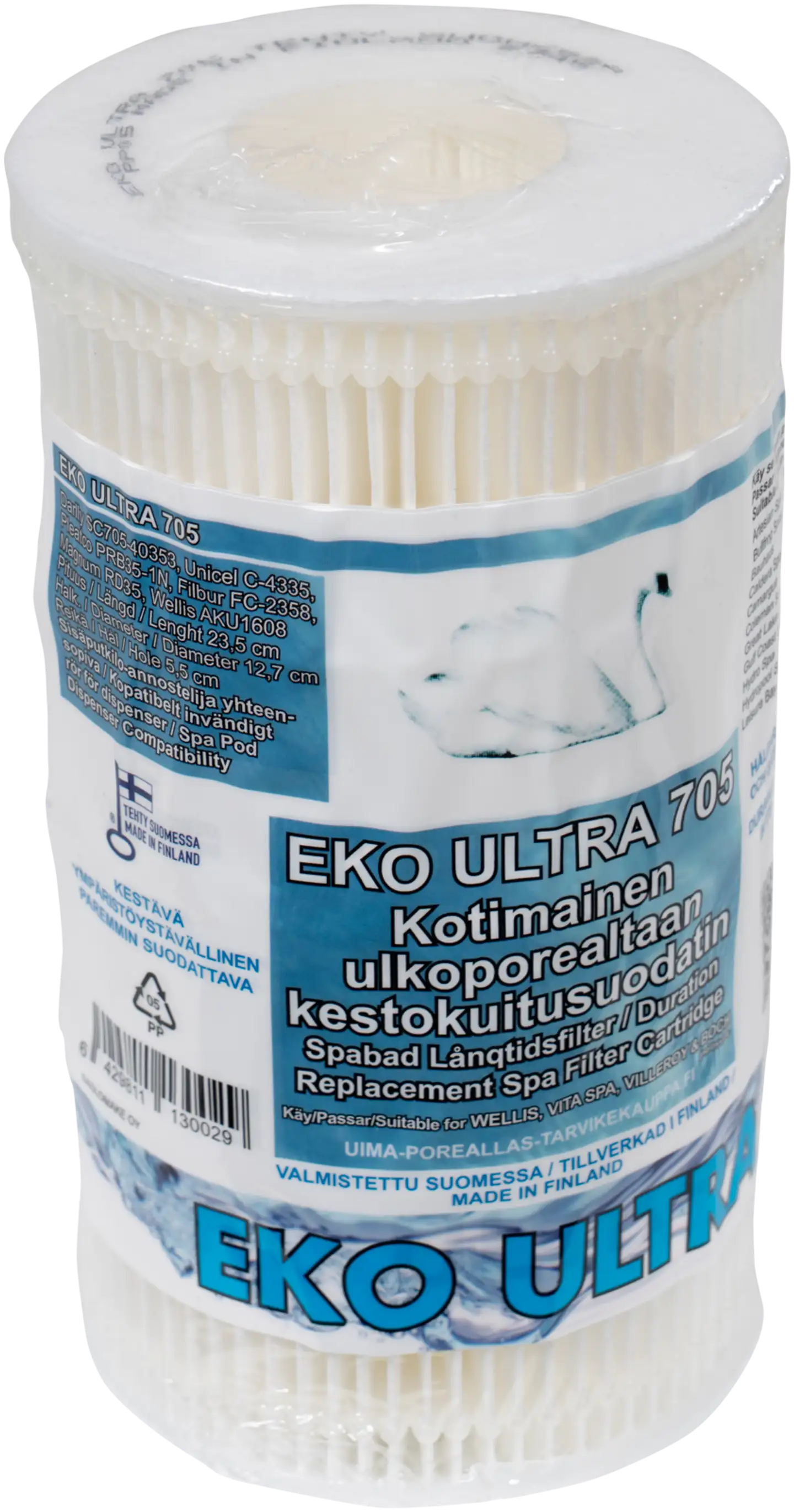 EKO ULTRA 705 ulkoporealtaan kestokuitusuodatin - 1
