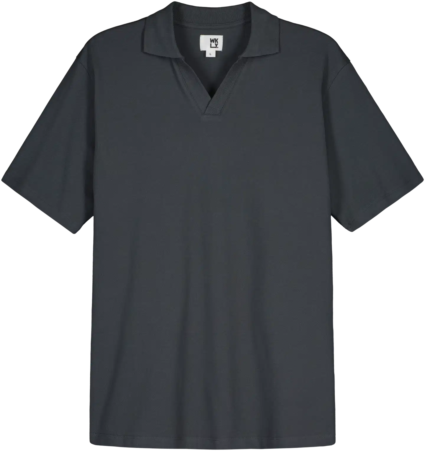 WKLY. miesten pikeepaita 195W042602 - Dark grey - 1