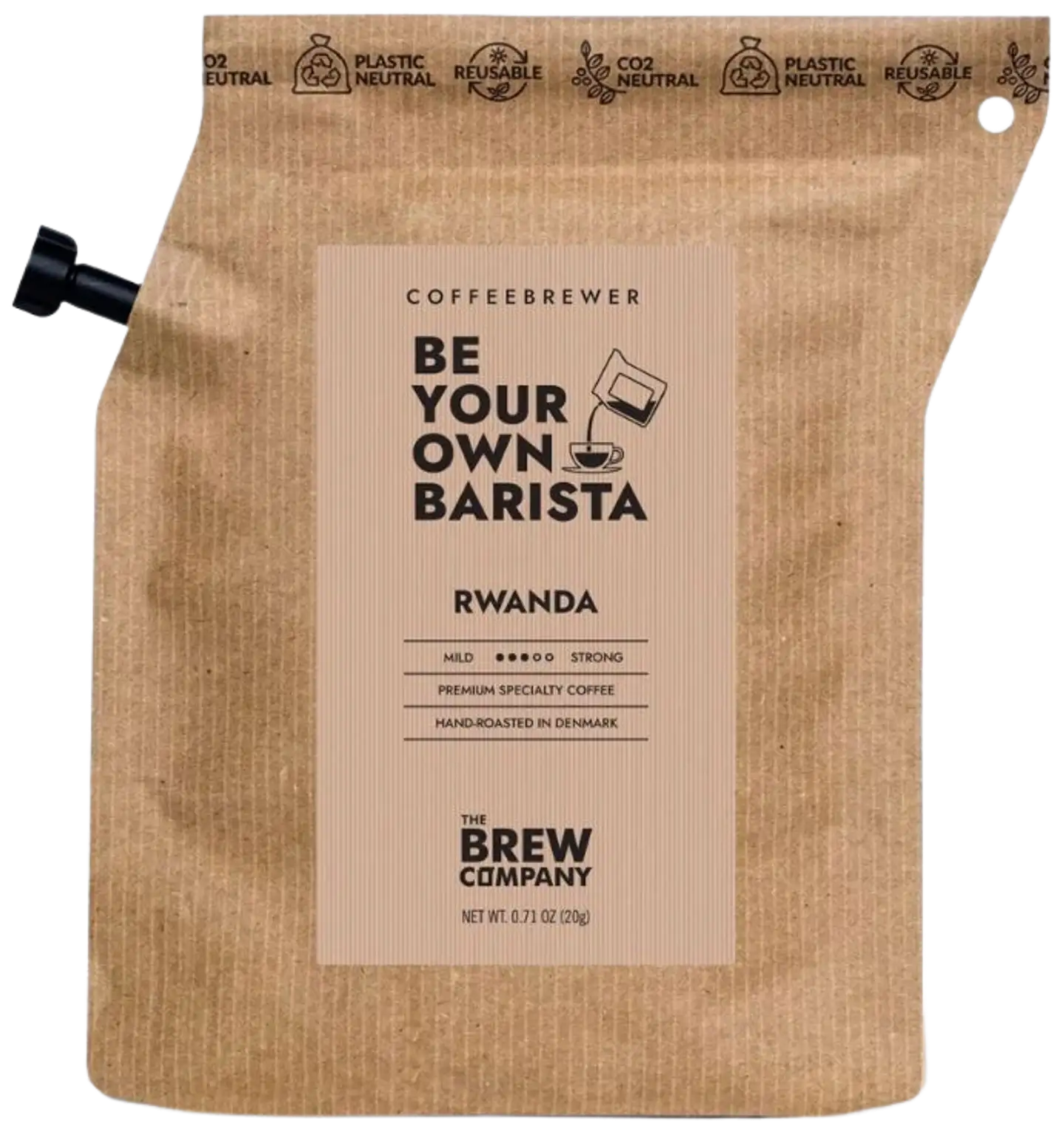 Grower's cup kahvi Rwanda organic, 20 g