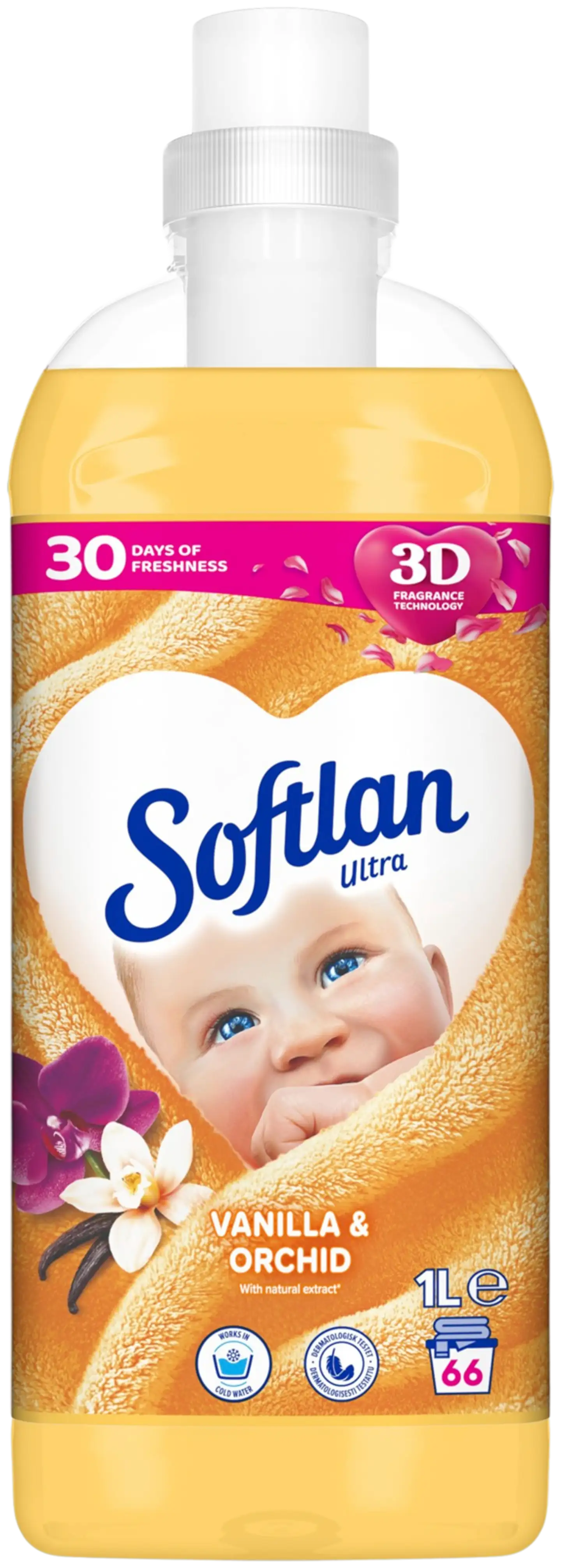 Softlan Ultra Vanilla & Orchid huuhteluaine 1000ml