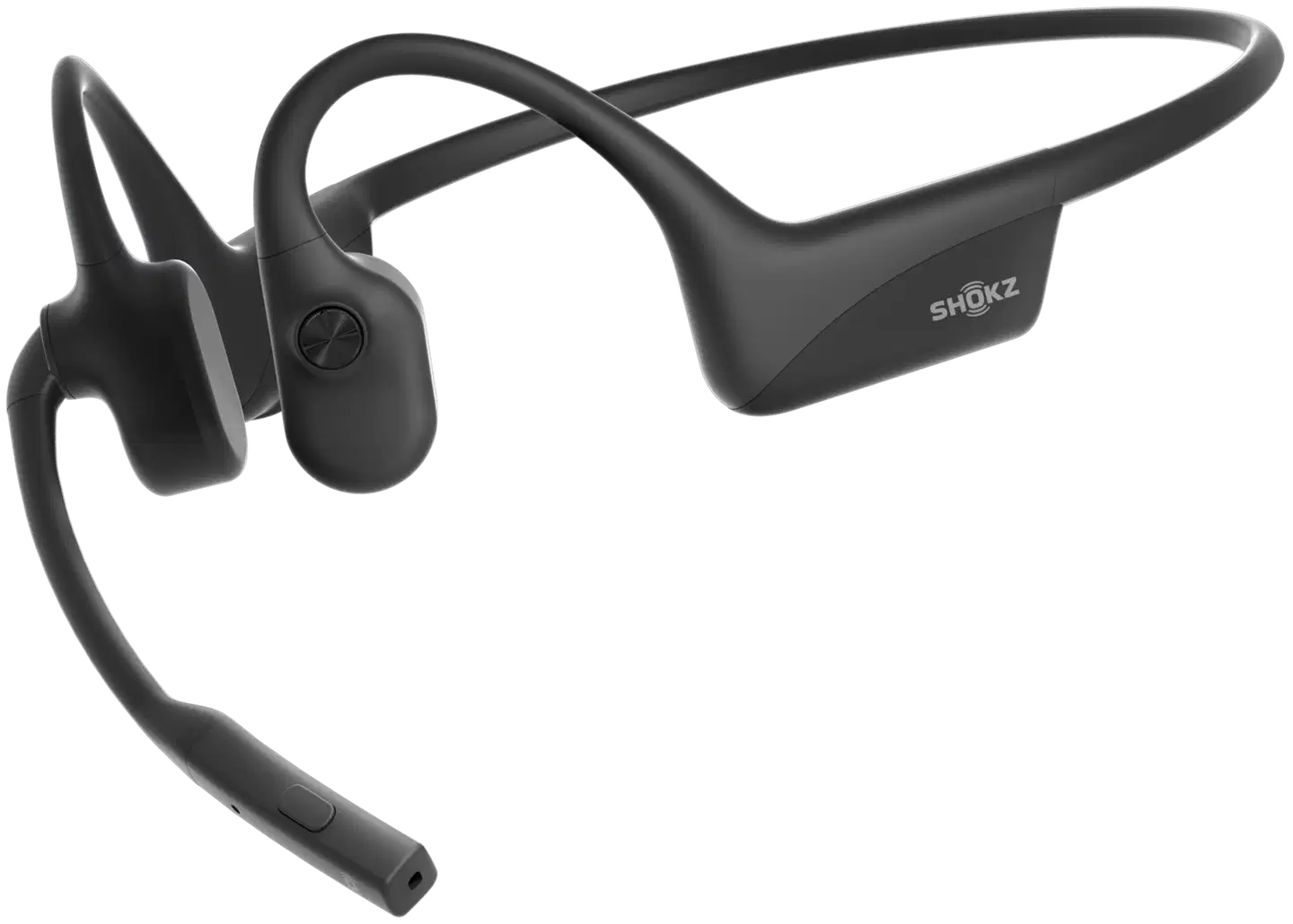 Shokz OpenComm2 2025 Upgrade Langaton Bluetooth-Toimistokuuloke Korvakoukulla Musta - 1