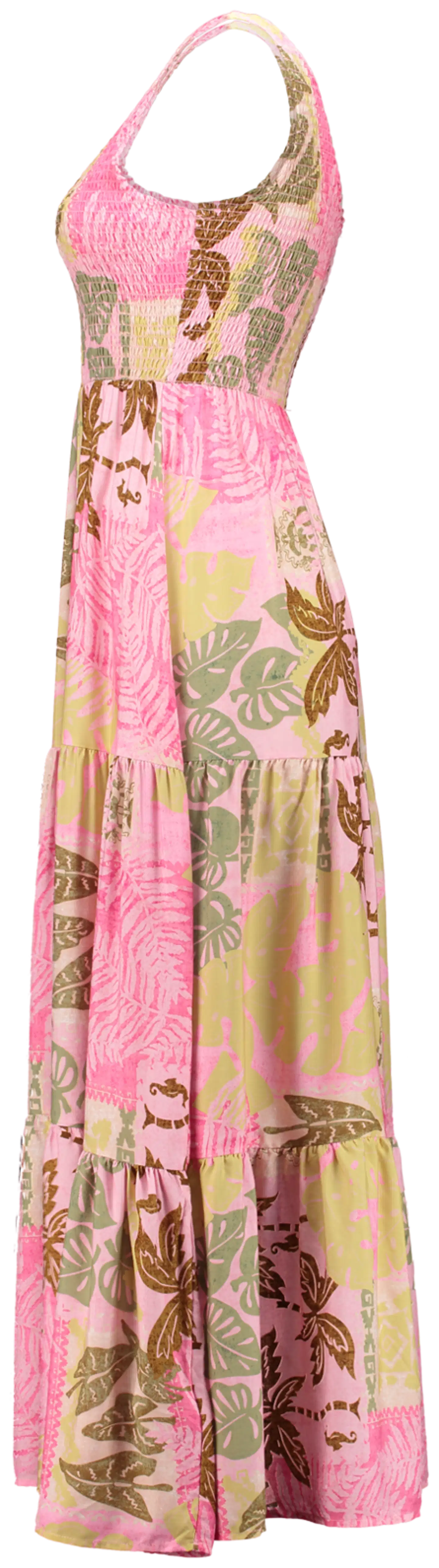 Hailys naisten mekko Gr44eta - 8293 pink berry palm leaf - 2