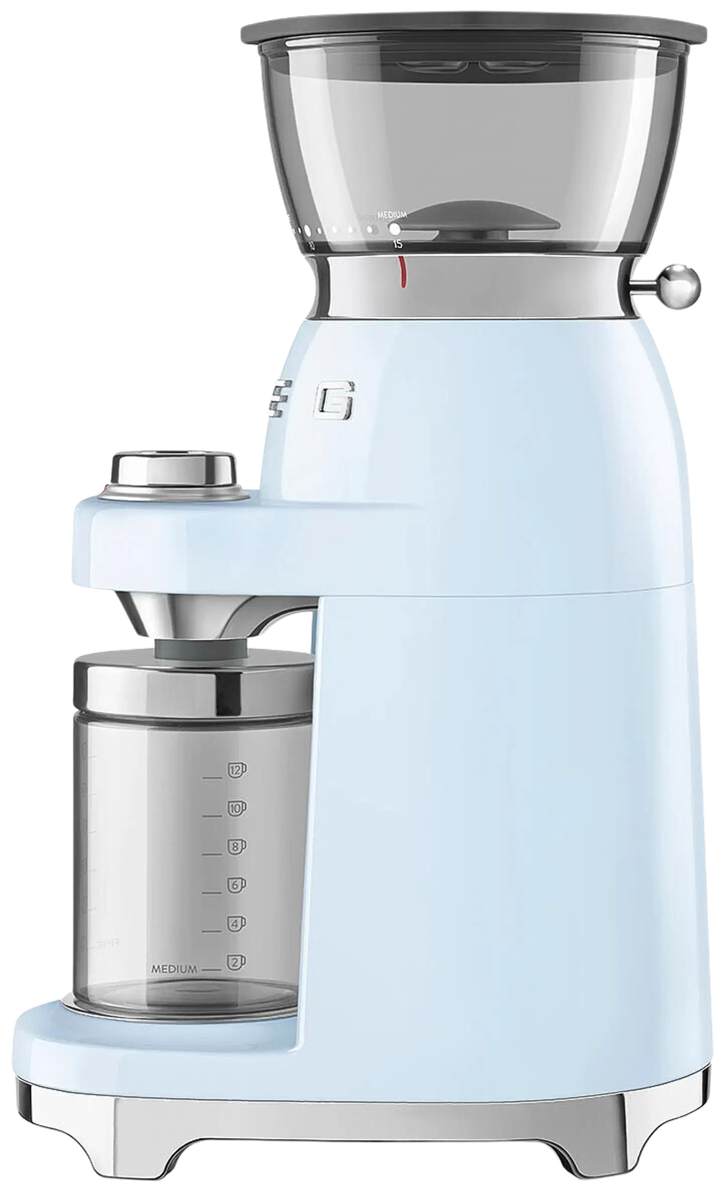 Smeg kahvimylly CGF03PBEU pastellinsininen - 2