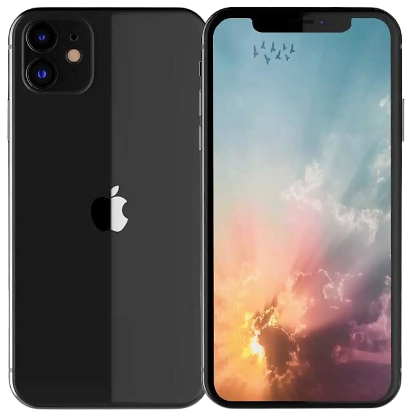 Apple iPhone 11 64GB  Älypuhelin Black, tehdashuollettu, käytetty puhelin