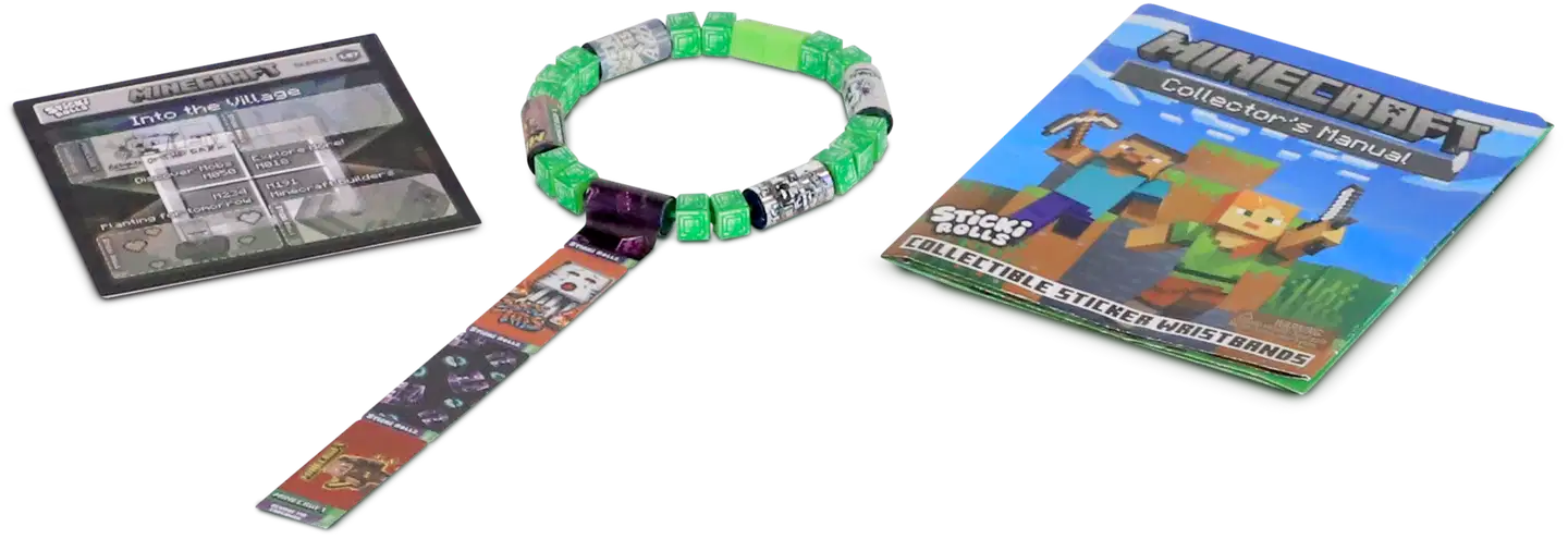 Sticki Rolls Minecraft Tarrarannekoru Yllätyspakkaus 50 tarraa - 8