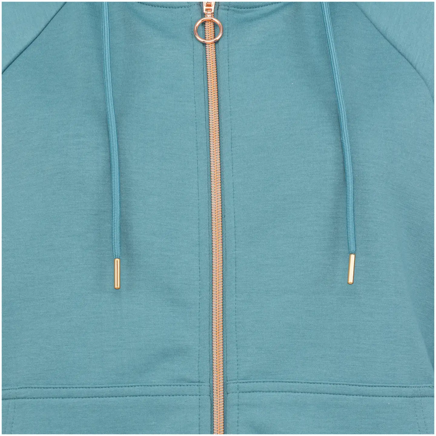 Danskin naisten hupparitakki scuba DCS2619 - Aqua 17-4911TCX - 2