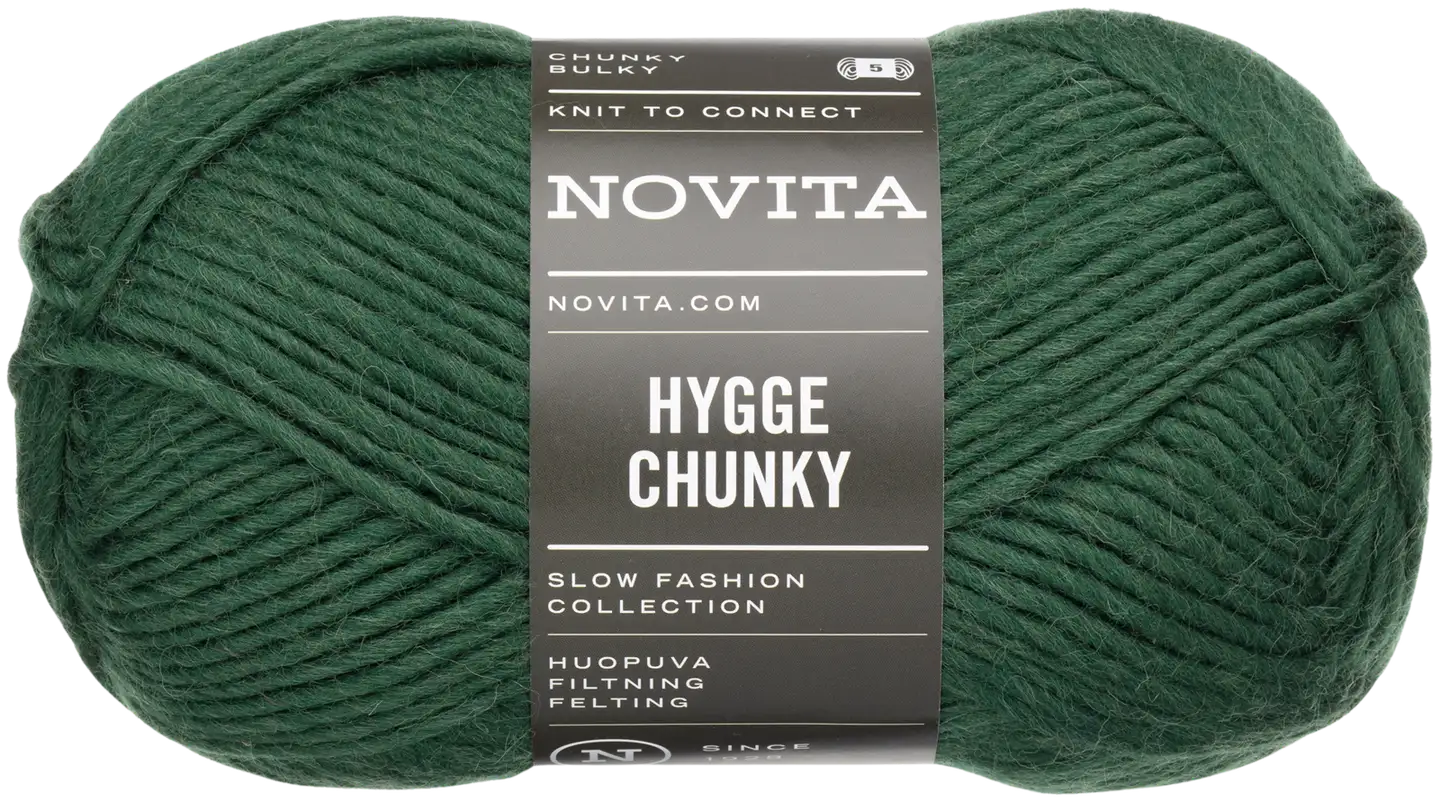 Novita lanka Hygge Chunky 100 g  metsä 380 - 1