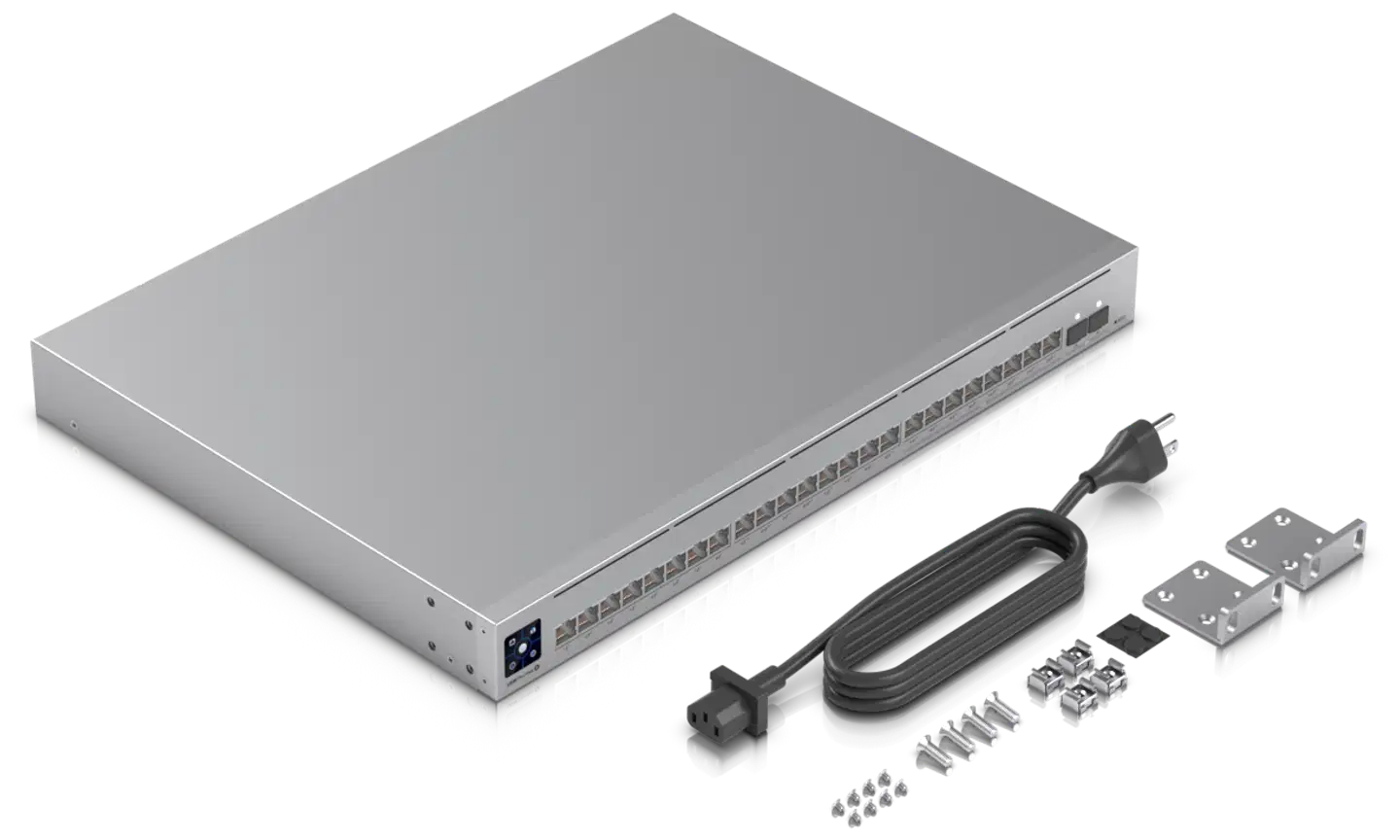 Ubiquiti 24-porttinen multi-gigabit PoE++ -kytkin Layer 3 -ominaisuuksilla USW-PRO-MAX-24-POE - 7