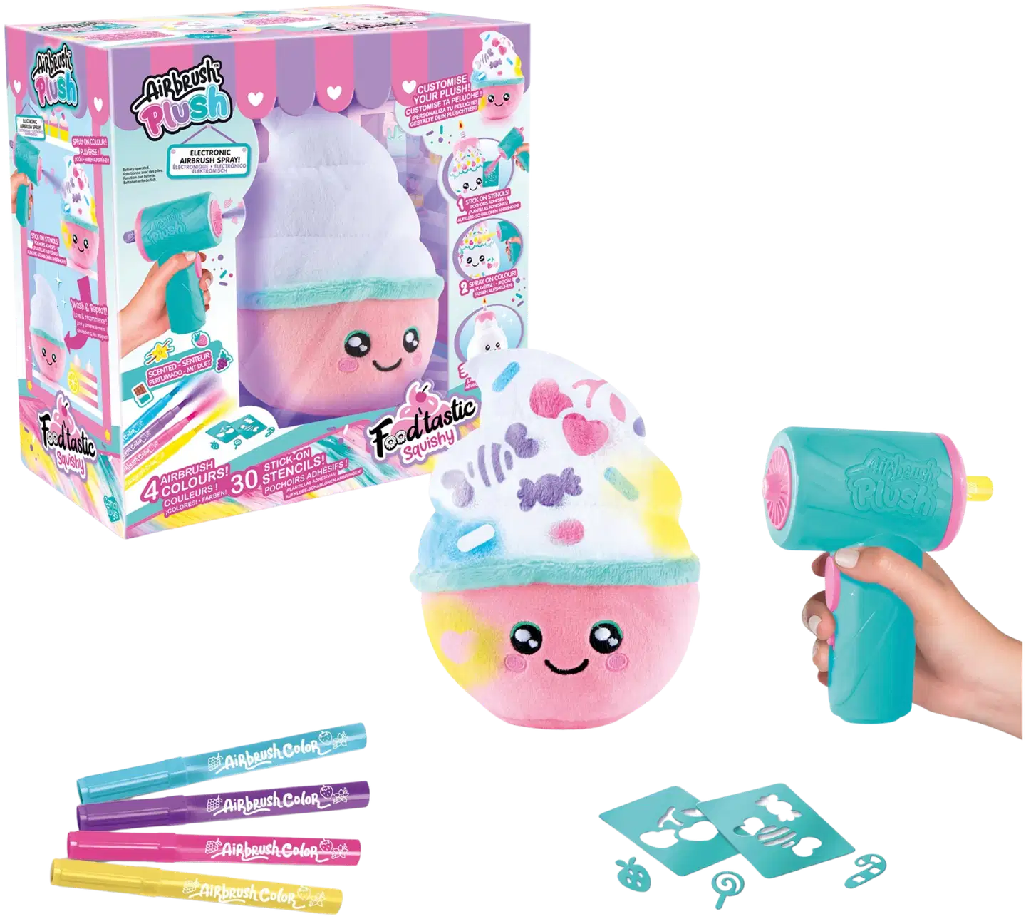 Airbrush Plush Food'tastic Squish Pehmo - 1