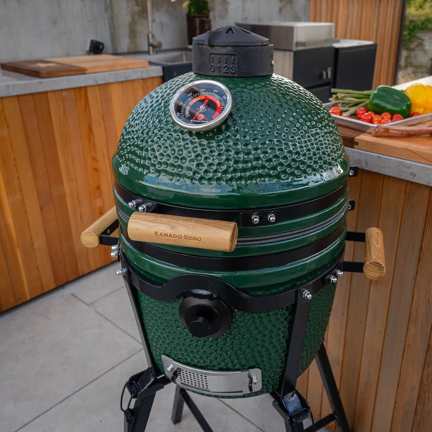 Kamado Sumo Classic 2.0 hiiligrilli - vihreä - 21