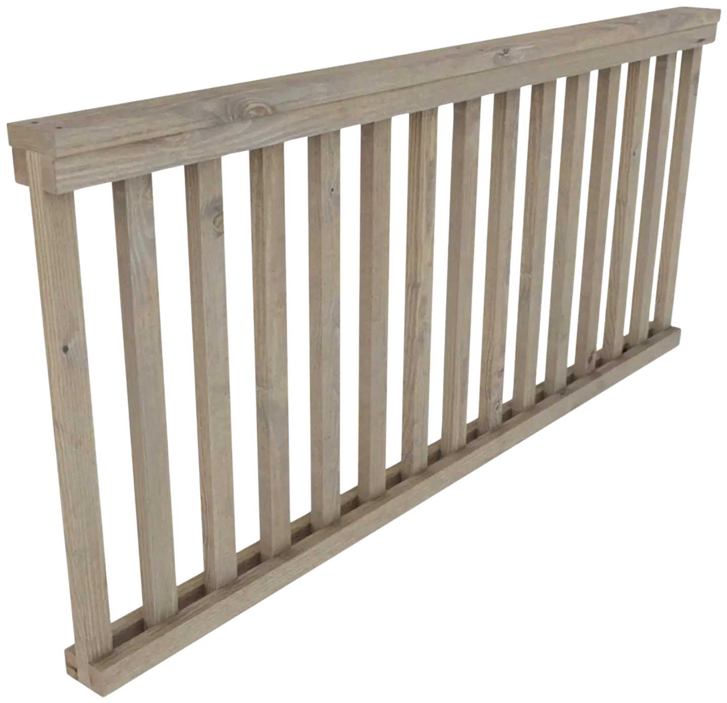 Miljöörakennus aitaelementti pysty rima, vh, 180x80x9,5 - 1