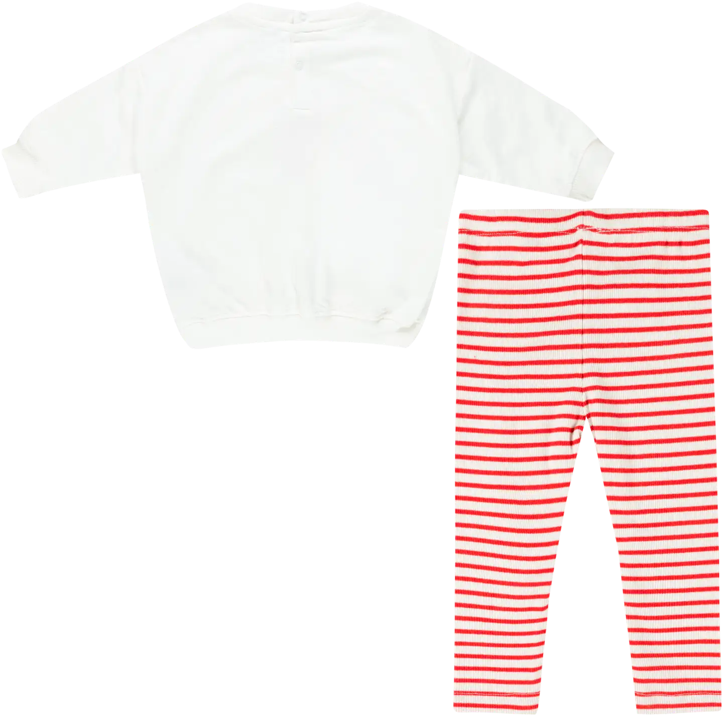 TEX BABY vauvojen 2-osainen setti Mansikka - Off white - 3