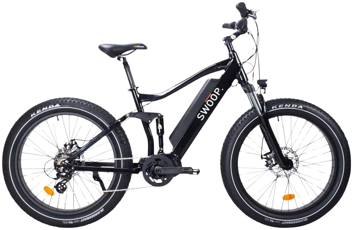 Swoop sähköfatbike Ranger 26" 7-vaihdetta musta - 1
