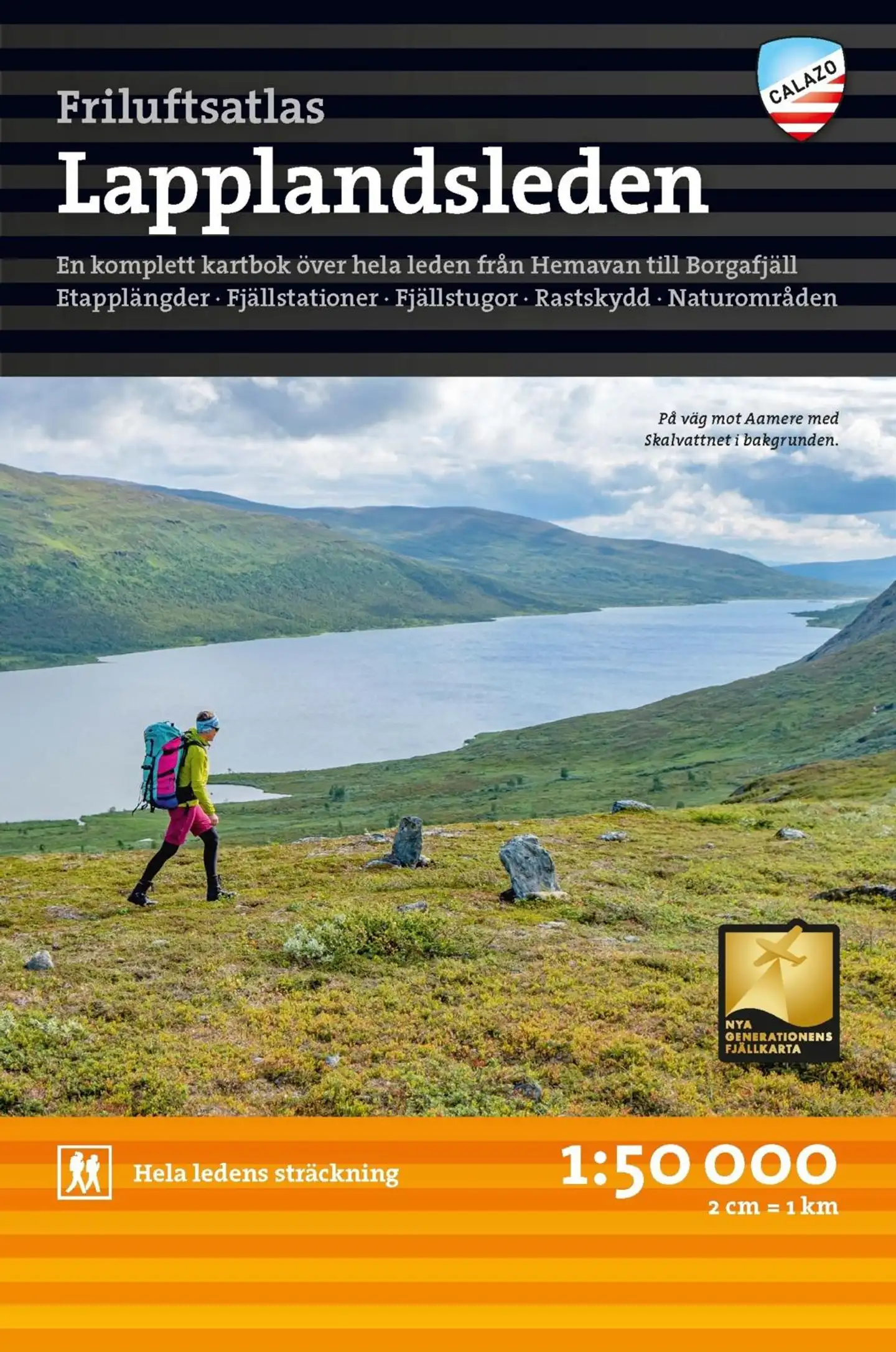 Friluftsatlas Lapplandsleden 1:50 000