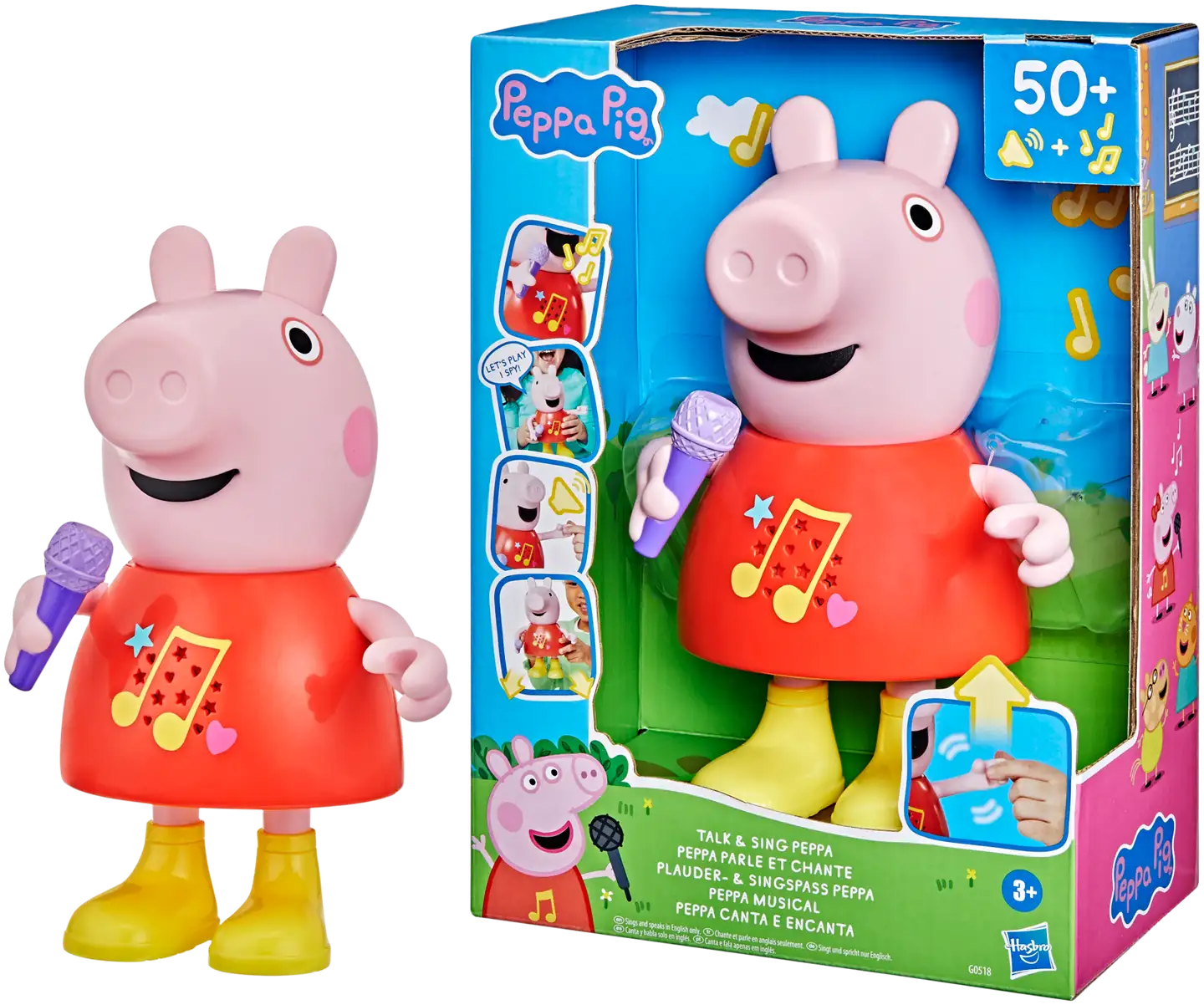Peppa pig Interaktiivinen nukke Puhuva ja laulava Pipsa - 3