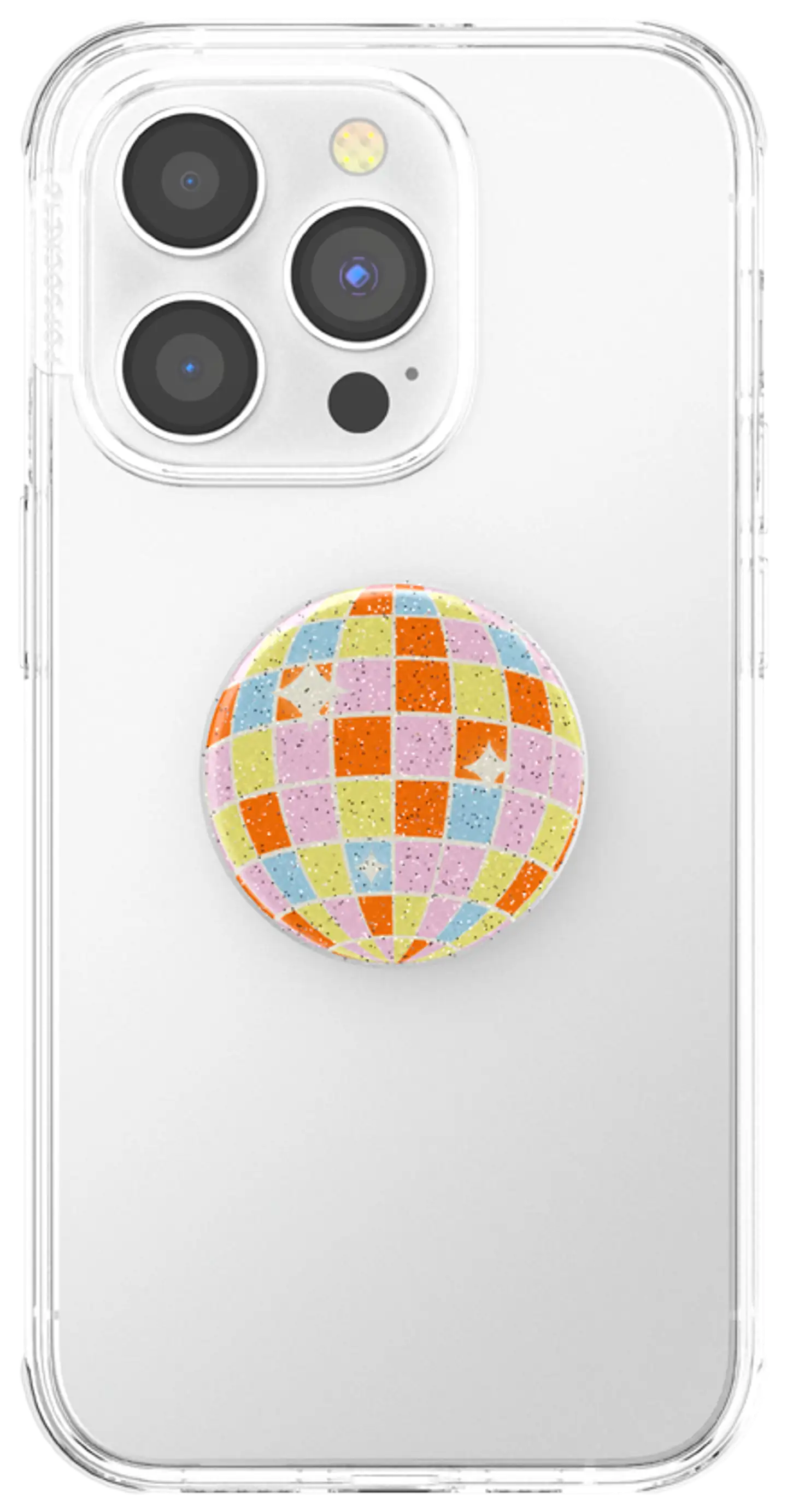 Popsockets puhelinpidike PopGrip Glitter Retro Disco - 2