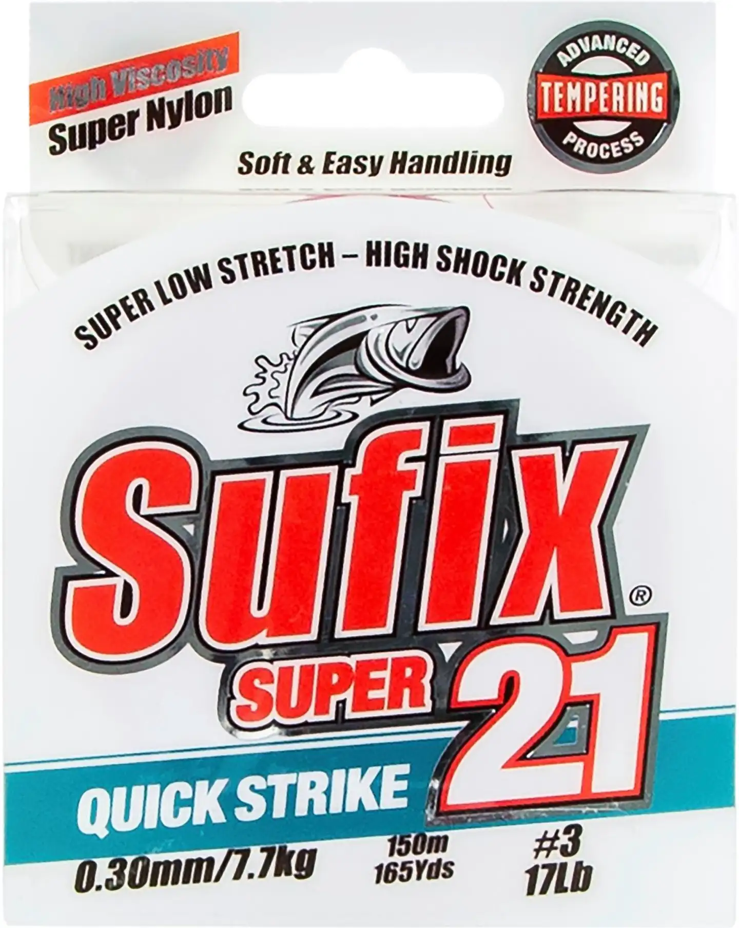 Sufix Super 21 150m 0,30mm/7.7kg pink -monofiilisiima