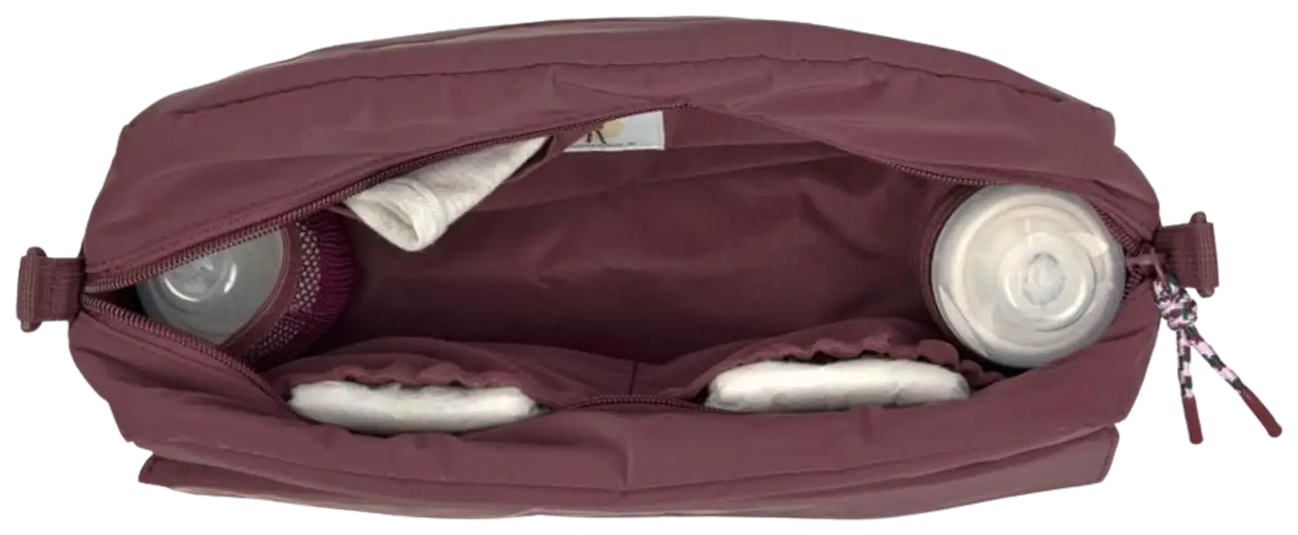 Lässig hoitolaukku Organizer 2-in-1 punainen - 4