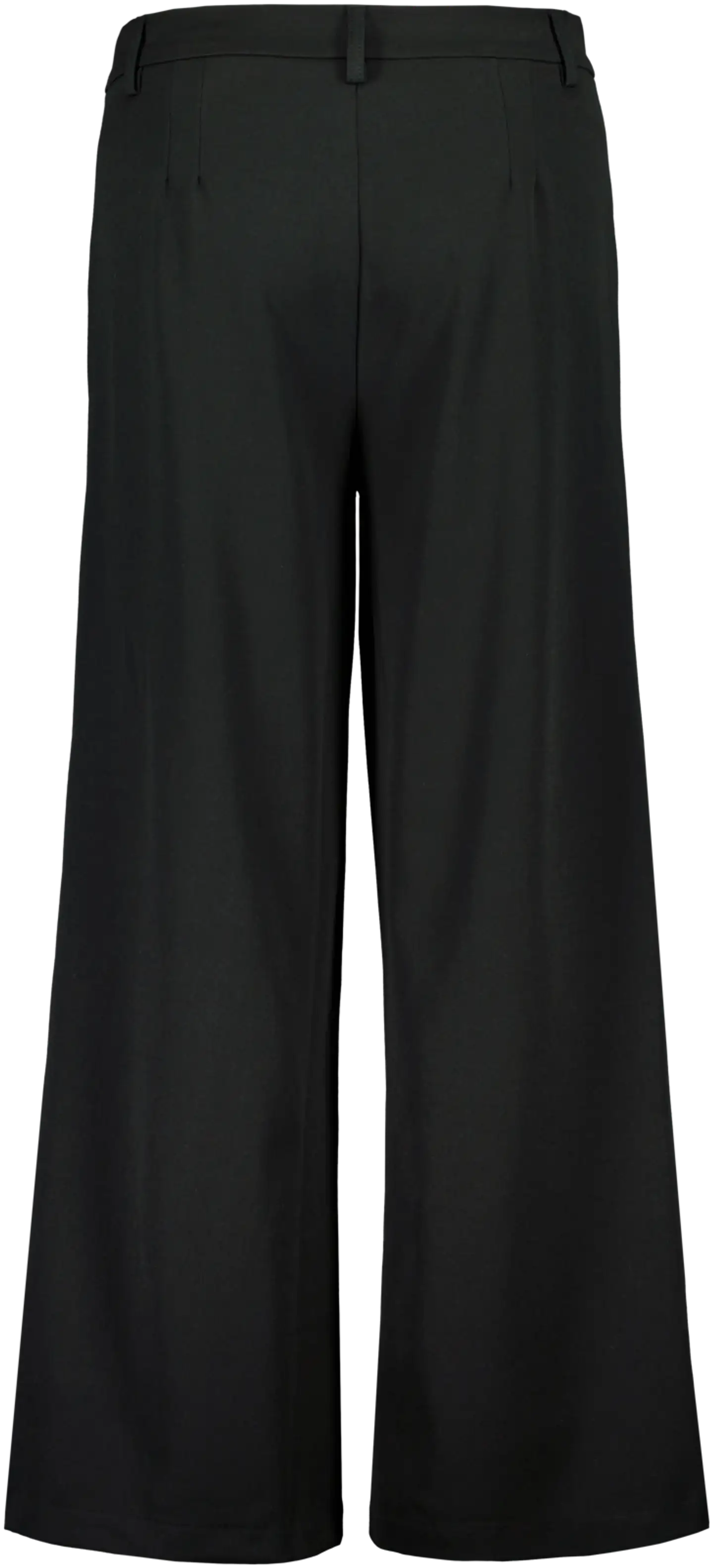 WKLY. naisten housut wide leg 222W301127 - BLACK - 2