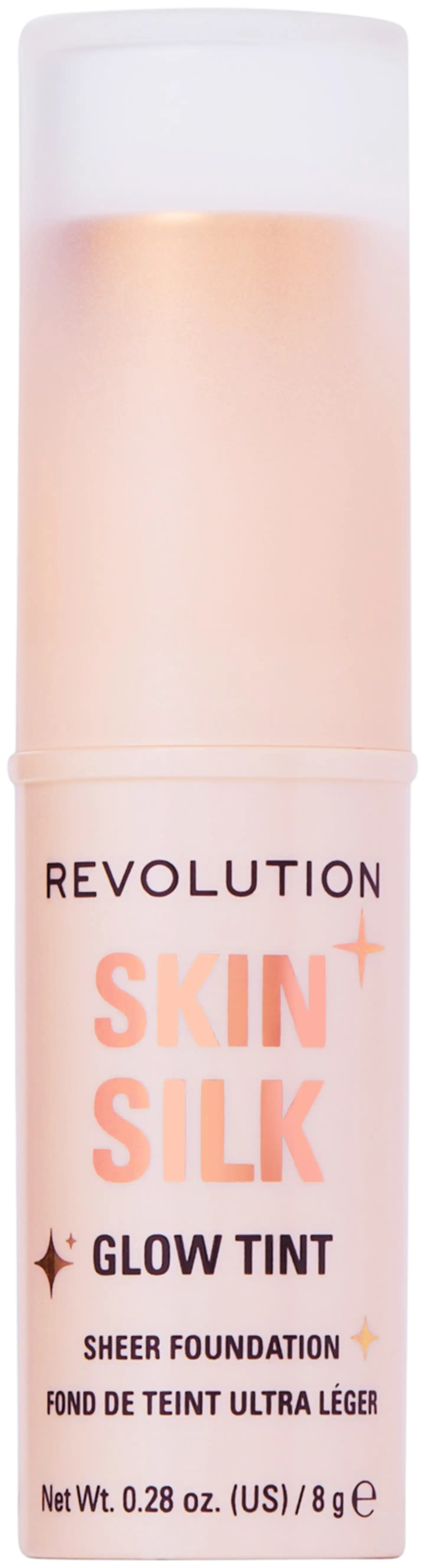 Revolution skin silk glow tint sheer päivävoidepuikko 8g medium neutral - Fair - 1