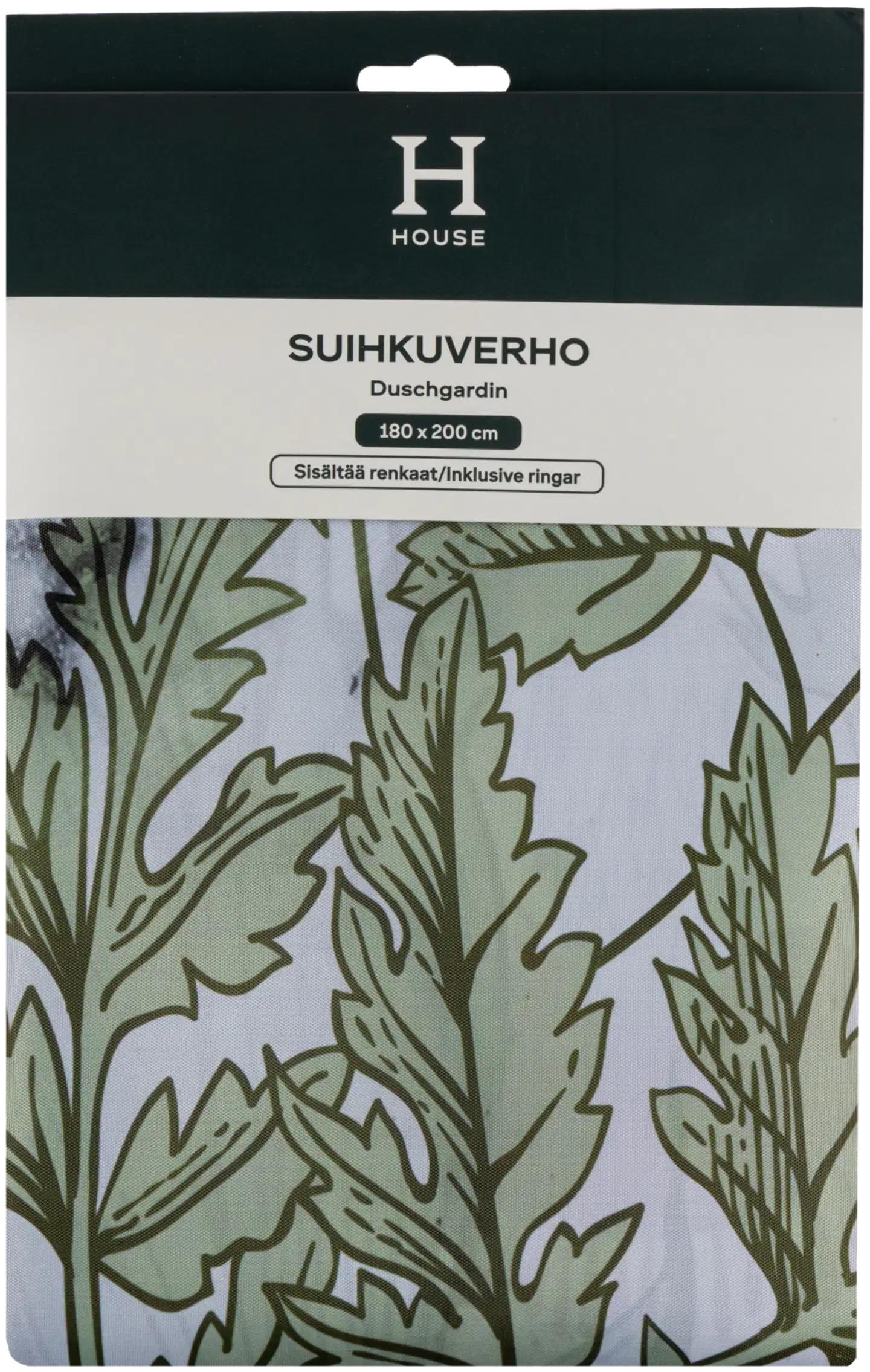 House suihkuverho Wild flowers 180x200 cm - 4