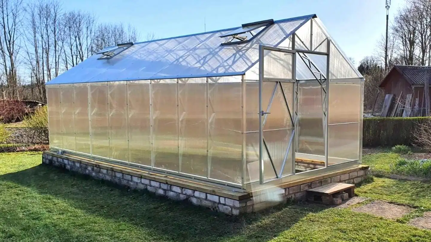 Ecoslider kasvihuone 2.0 X 6.24 - 1