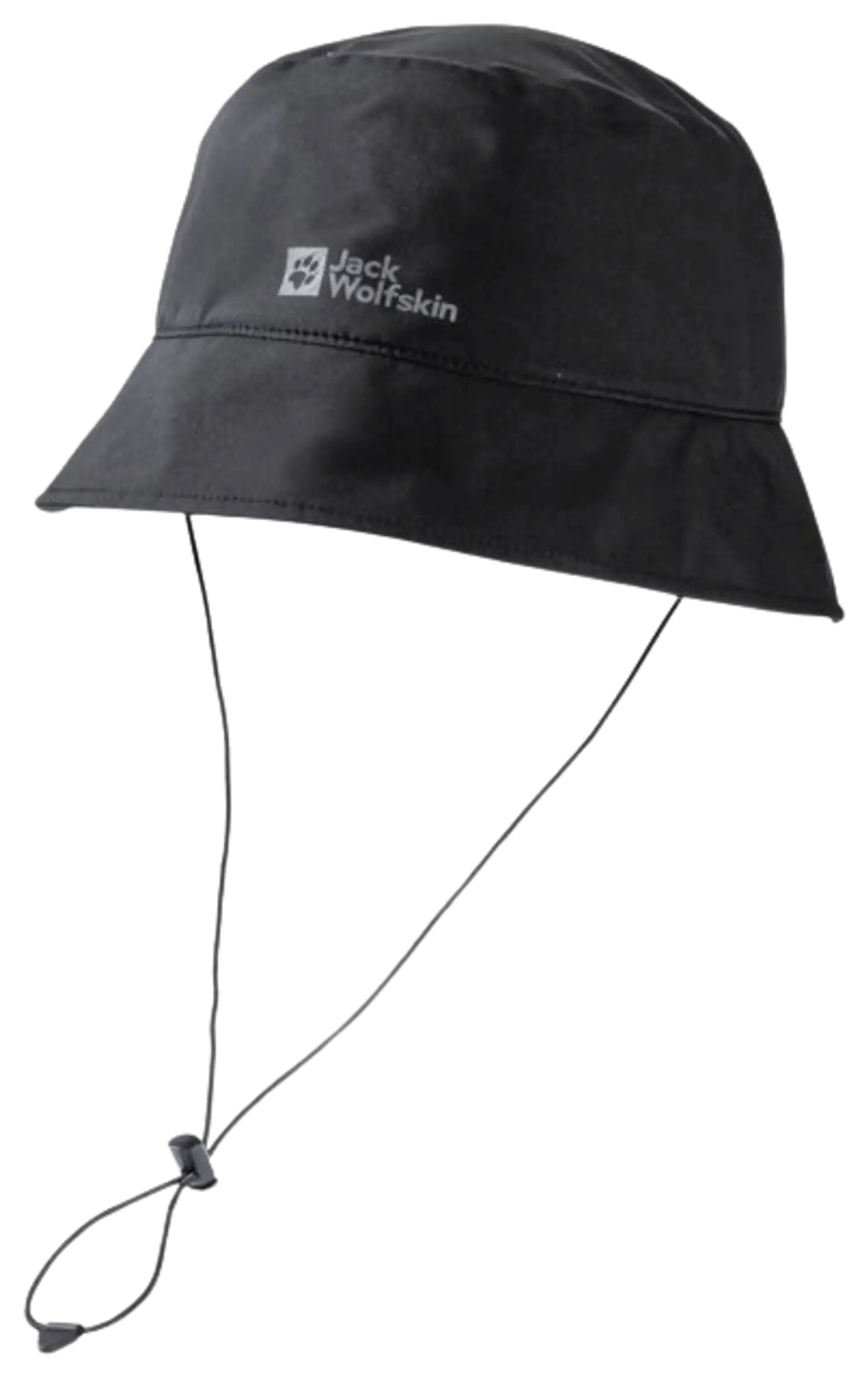 Jack Wolfskin hattu Rain Bucket Hat - BLACK - 1