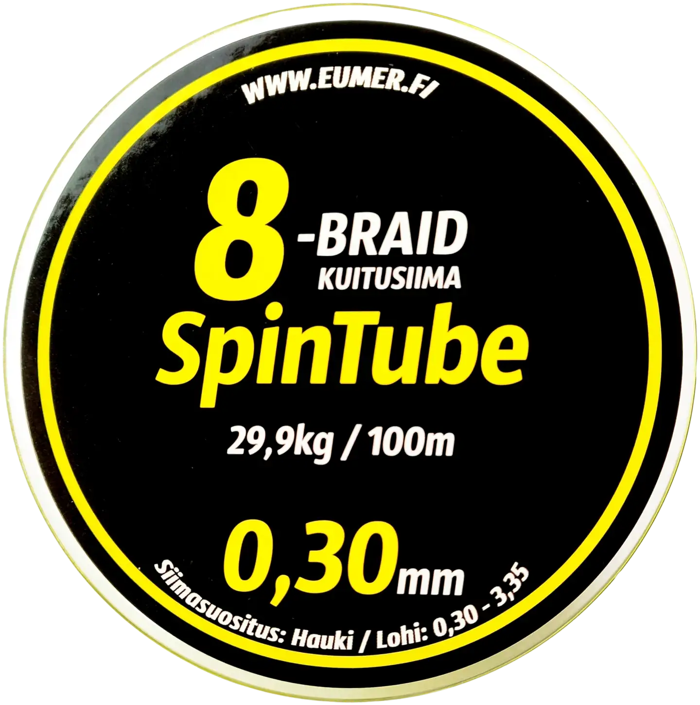 Spintube 8 kuitusiima fl 0,30mm / 100m 29,9kg