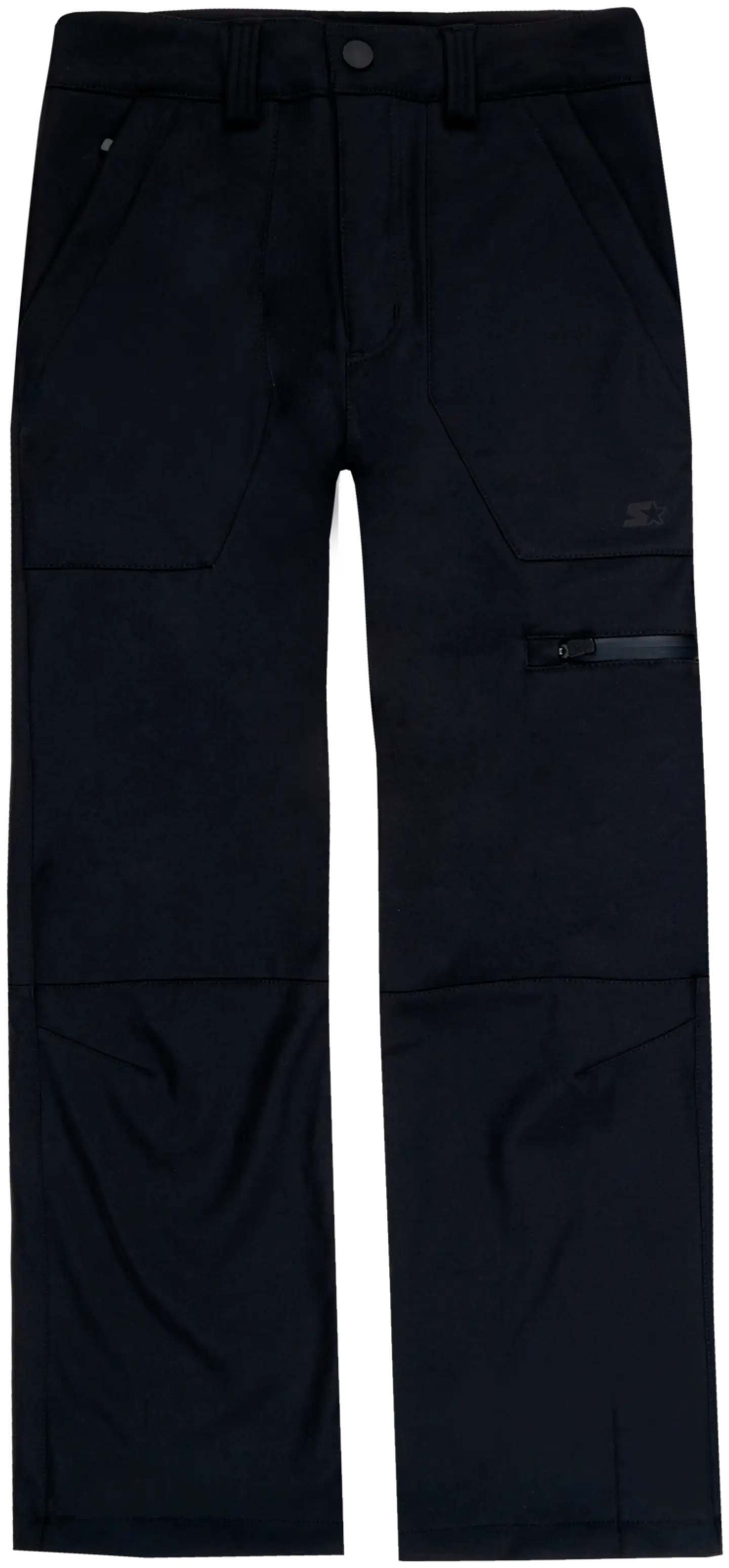 Starter nuorten softshell-housut fleece-vuorilla YSBP034 - BLACK - 1