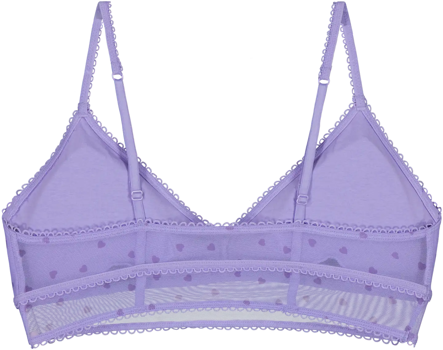 WKLY. naisten mesh bralette 210W082629 - Lavender - 2