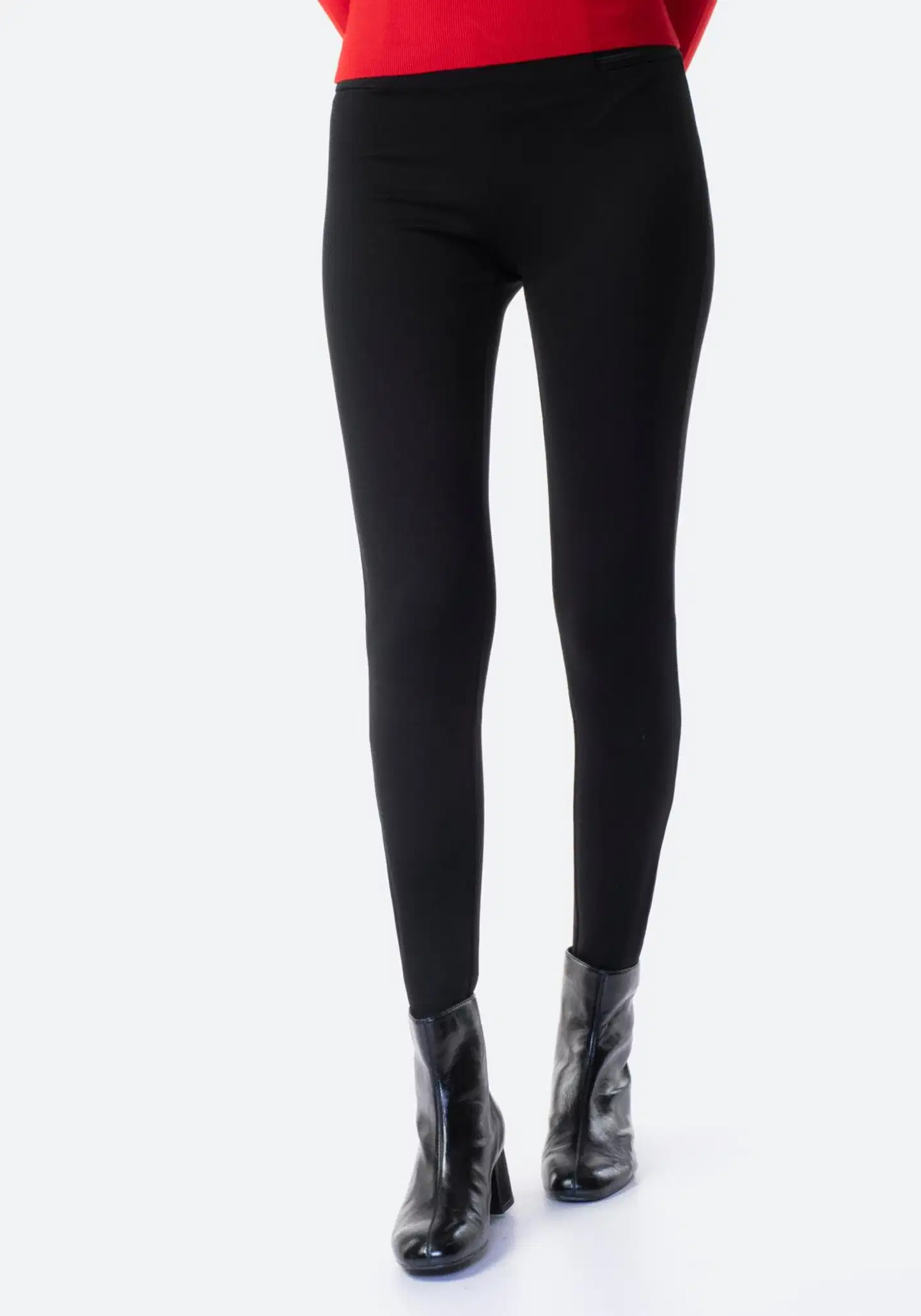 TEX naisten puntoleggingsit I970347 - BLACK 1 - 2