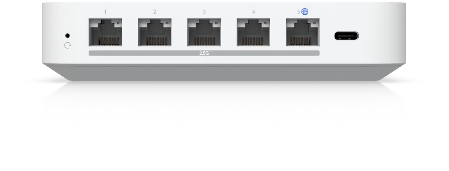 Ubiquiti kompakti multi-WAN-yhdyskäytävä 2.5 GbE -portein UXG-MAX - 4