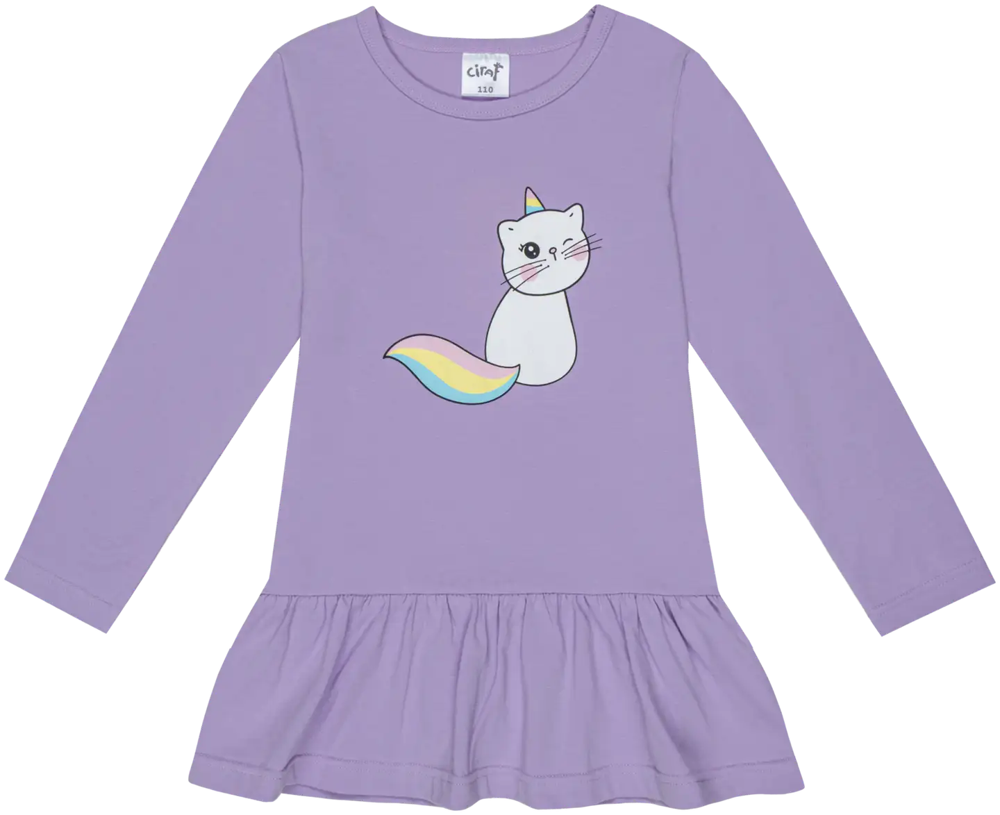 Ciraf lasten trikootunika catnicorn 25tc260244 - 14-3710tcx orchid petal - 1