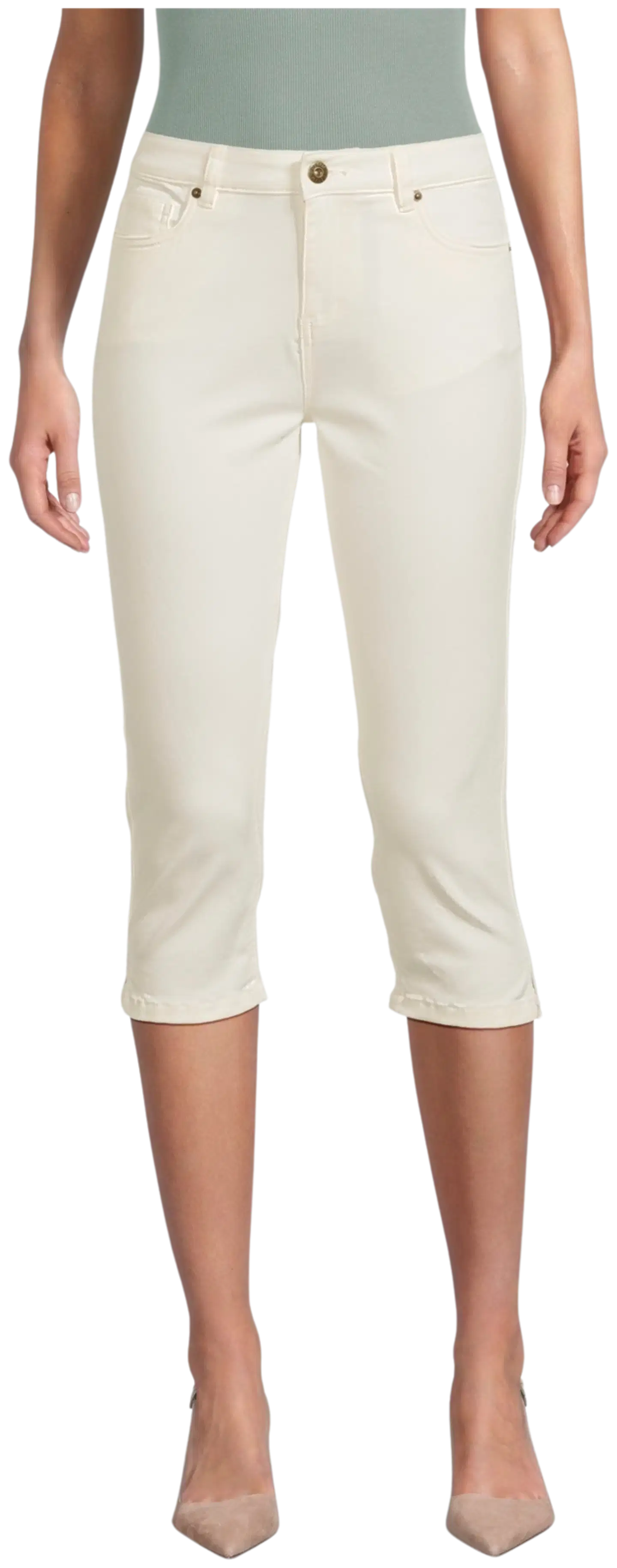 House naisten caprihousut Cora - Marshmallow - 1