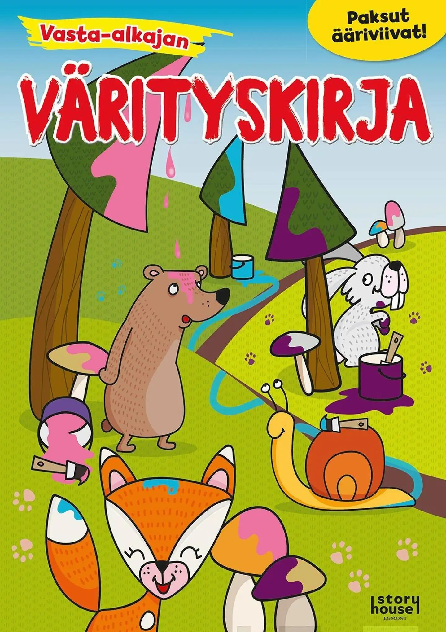 Vasta-alkajan värityskirja - Isot kuvat