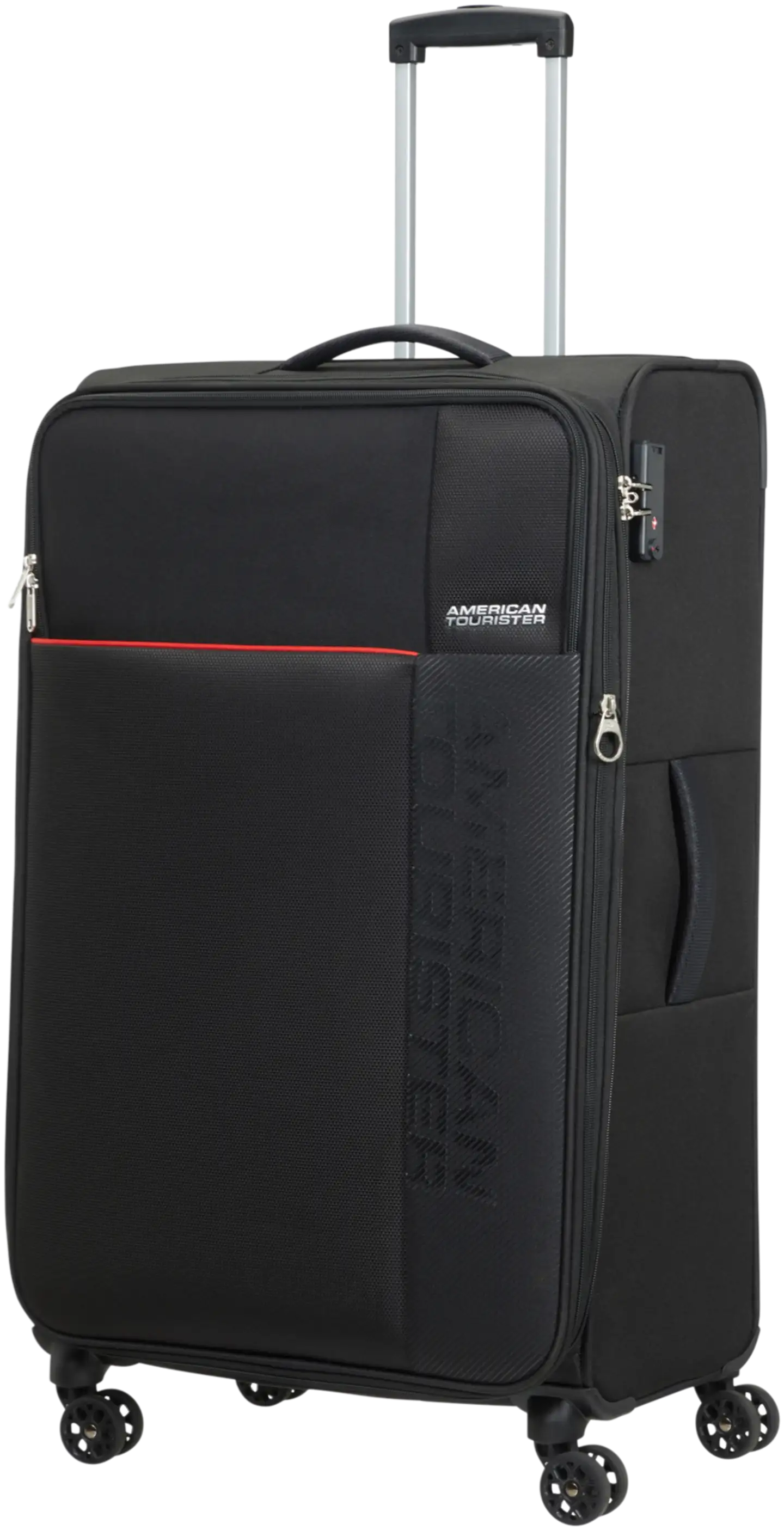 American tourister Fun cruise M EXP TSA matkalaukku - BLACK/RED