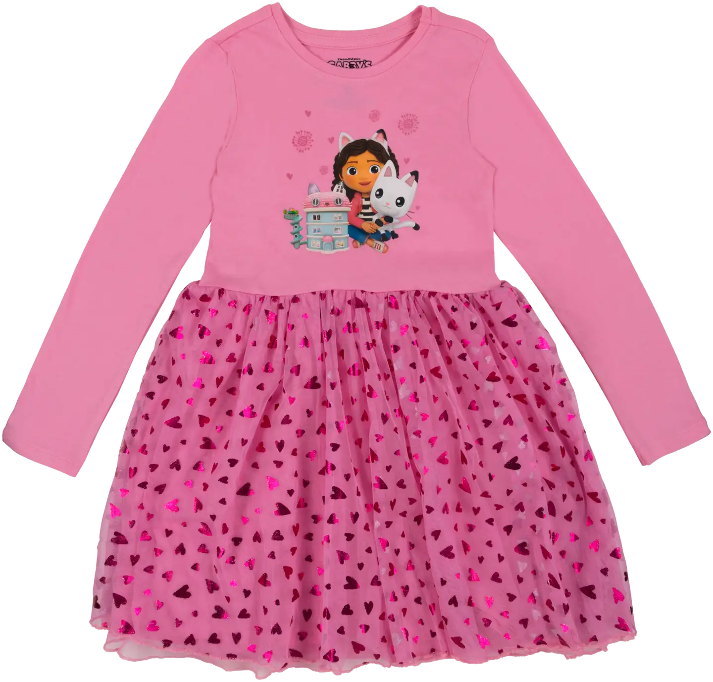 Gabby's Dollhouse lasten tyllimekko GDQ30002 - pink - 1