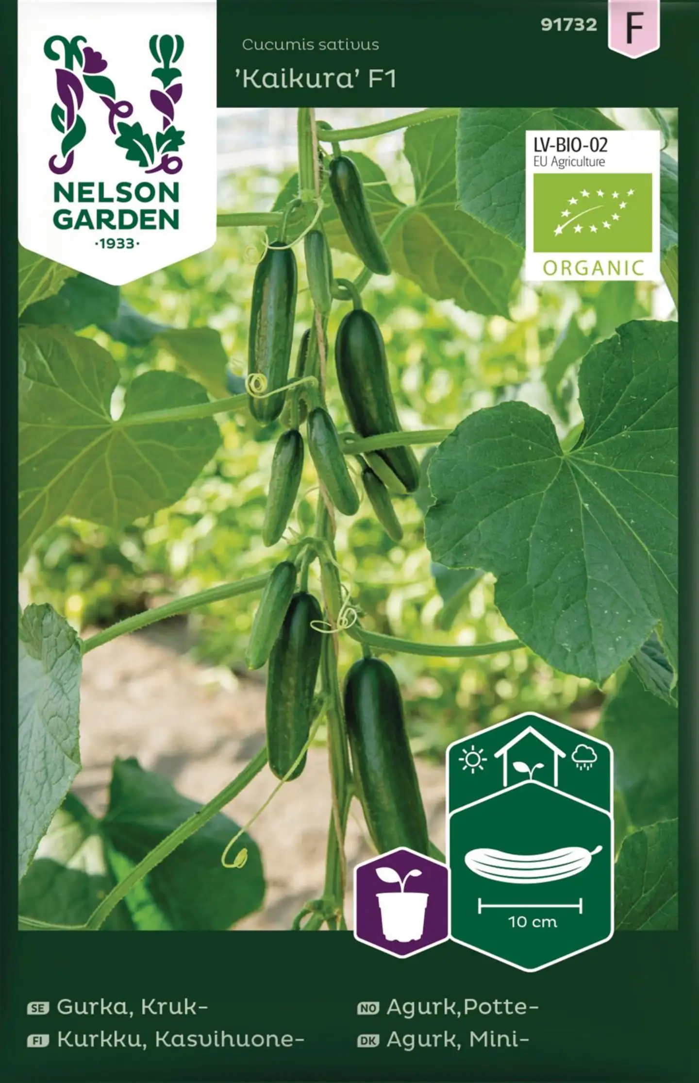 Nelson Garden Kurkku Kasvihuone Kaikura F1