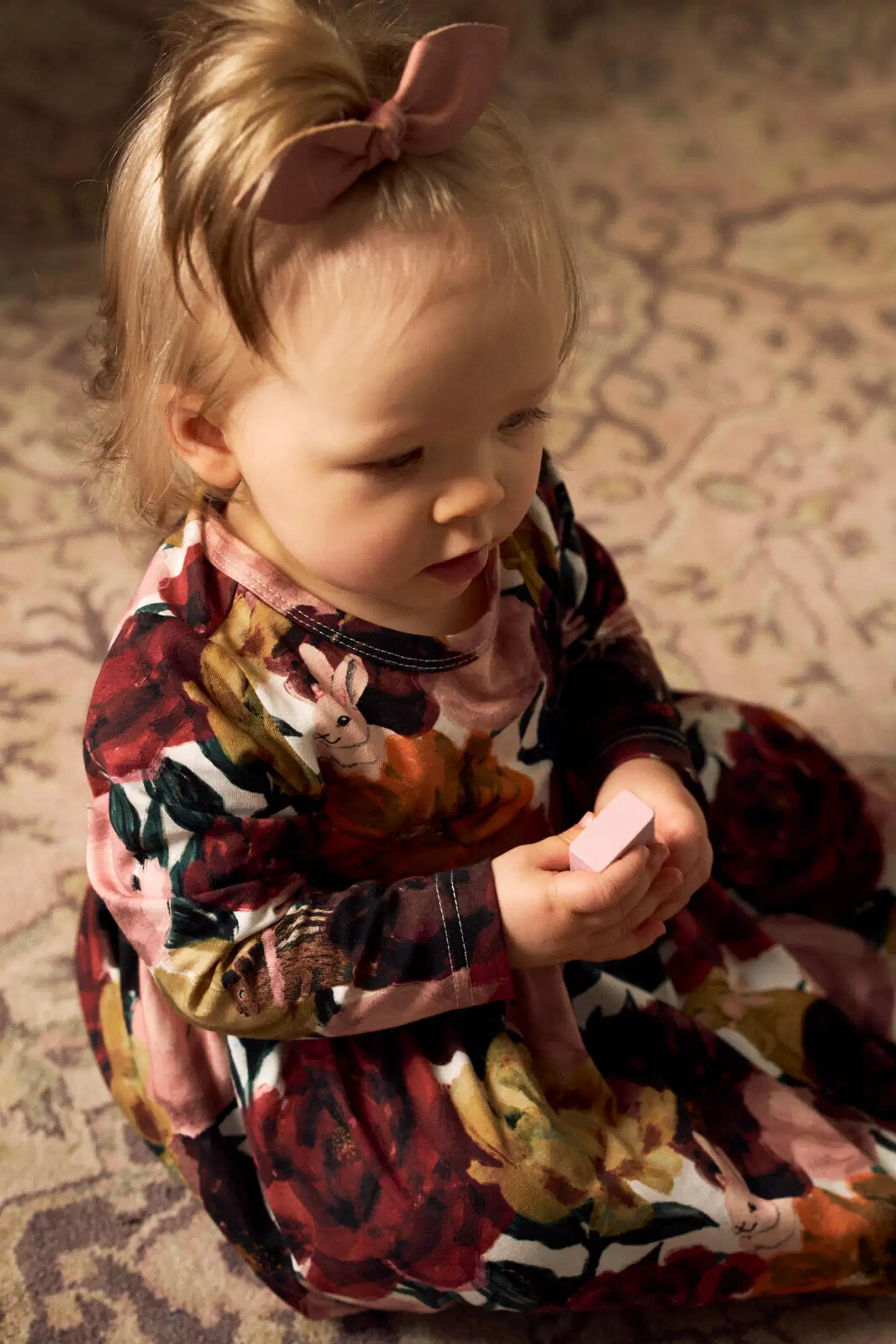 Maia family lasten mekko Bloomy 206085 - tummanpunainen - 4