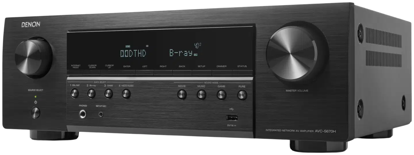 Denon AV-vahvistin AVC-S670H - 3