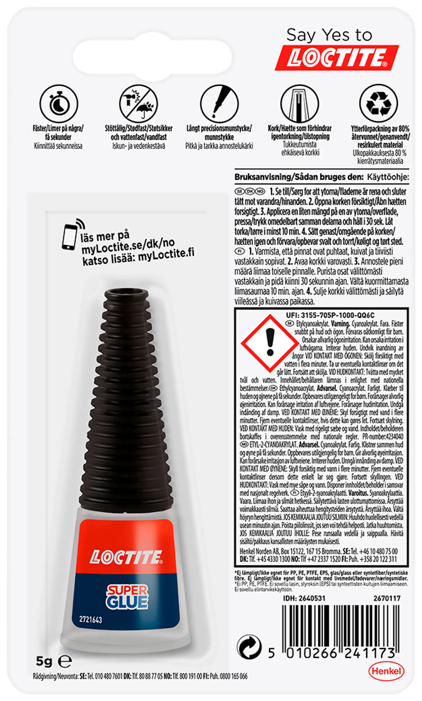 Loctite pikaliima Precision 5g - 3