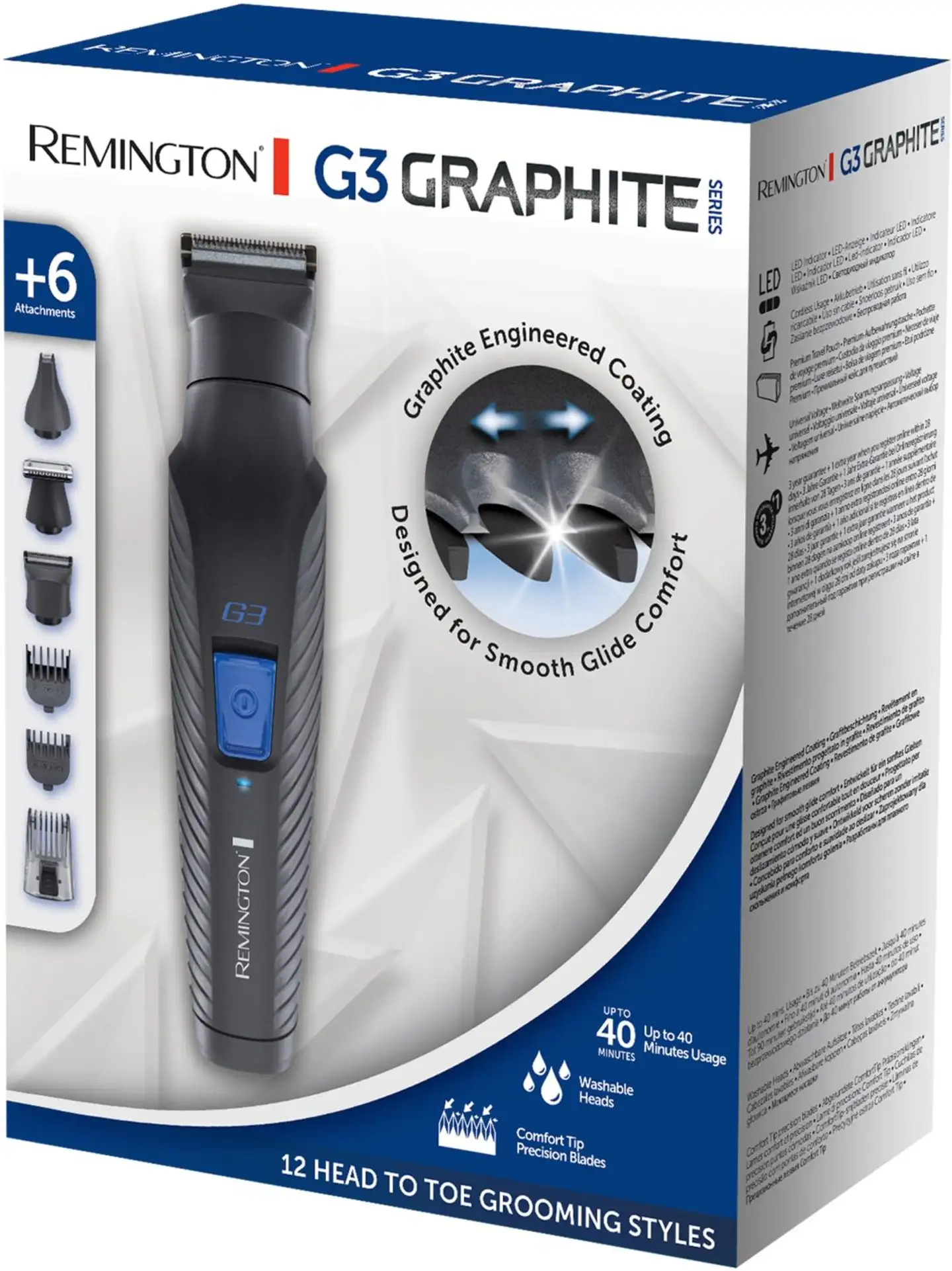 Remington monitoimitrimmeri Graphite Series G3 PG3000 - 1
