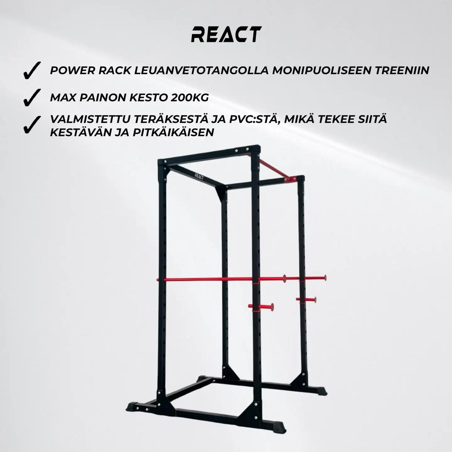 React Power Rack kyykkyhäkki - 2