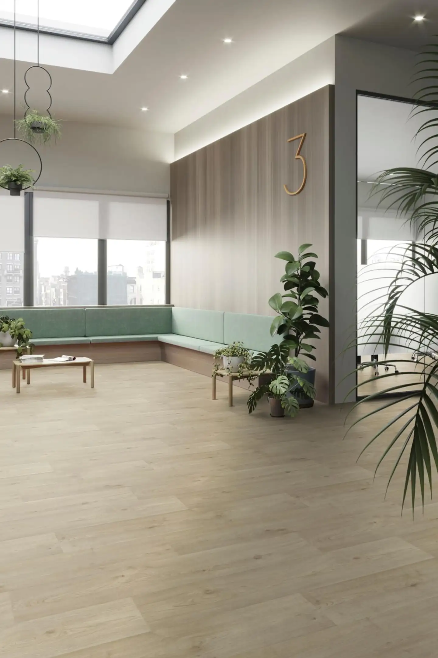 Gerflor Nerok Tex vinyylimatto Sherwood Cream 2m - 2