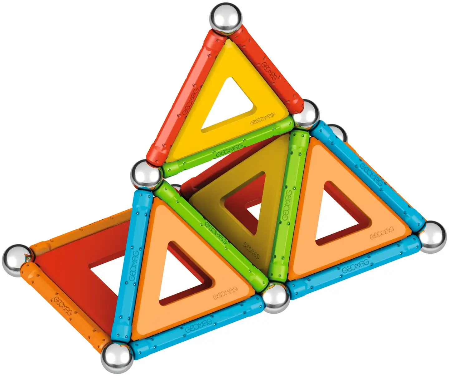 Geomag supervärikäs magneettinen rakennussarja 52 osaa - 5