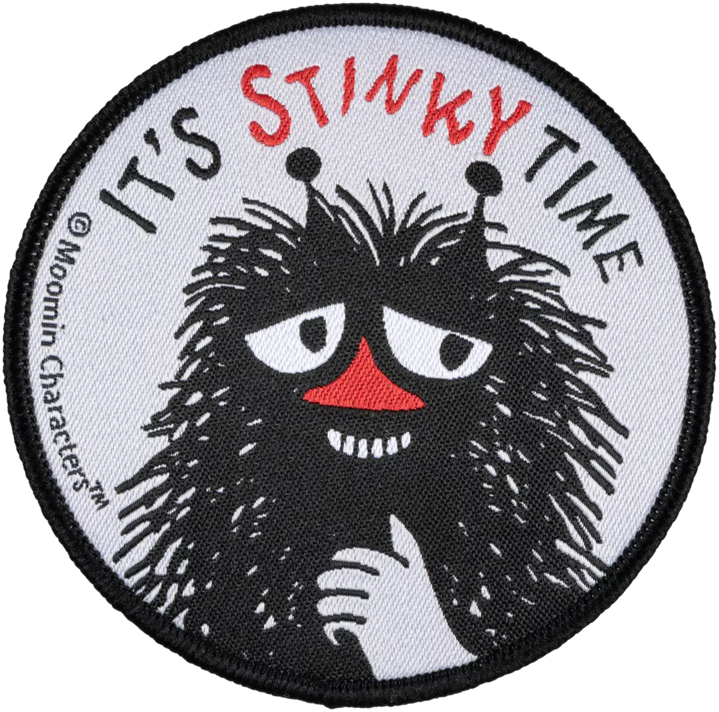 Muumi silitysmerkki Stinky time ø 80mm