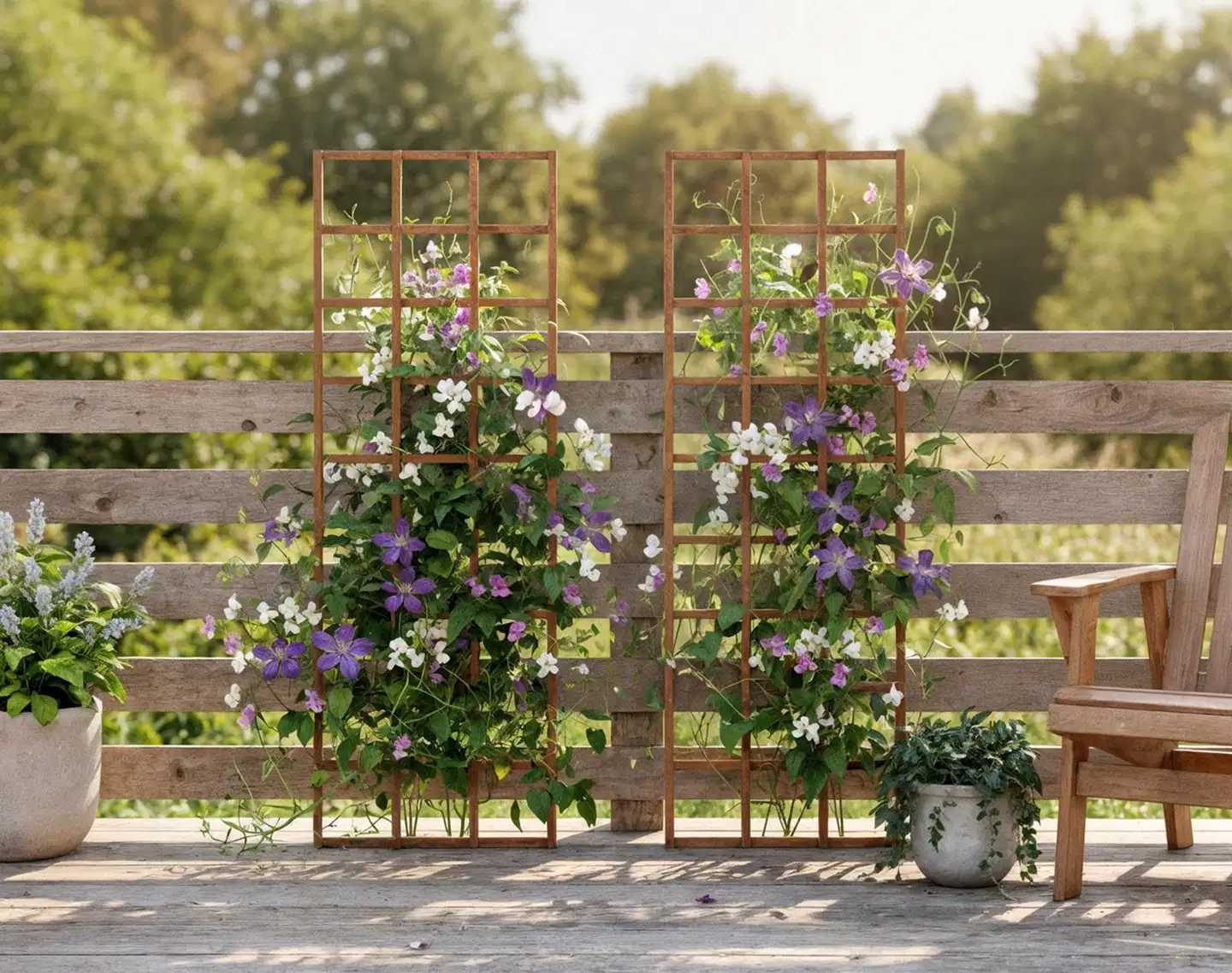 Köynnösritilä, luonnon ruskea, 60x180cm - 4