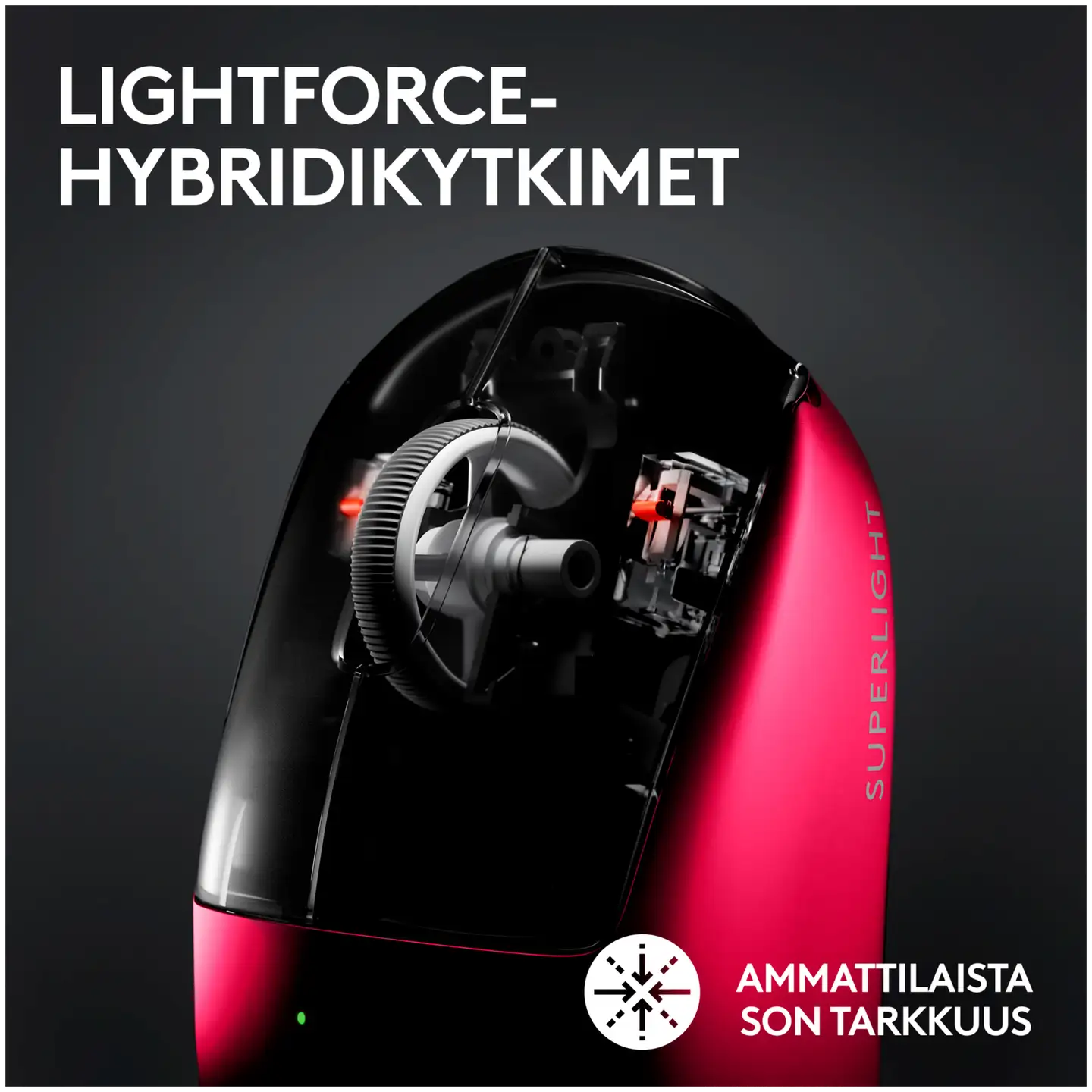 Logitech pro x superlight 2 lightspeed pelihiiri magenta - 2