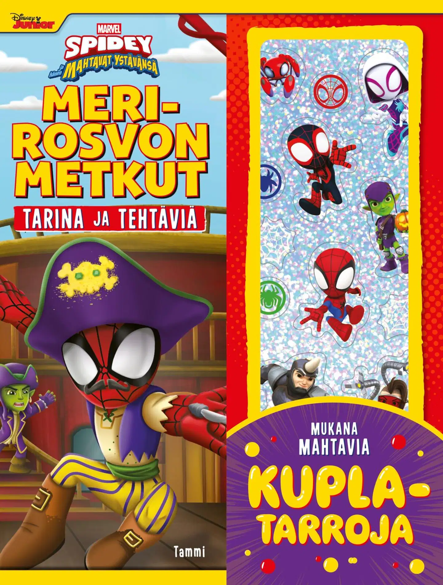 Marvel. Spidey ja hänen mahtavat ystävänsä. Merirosvon metkut. Tarina ja tehtäviä
