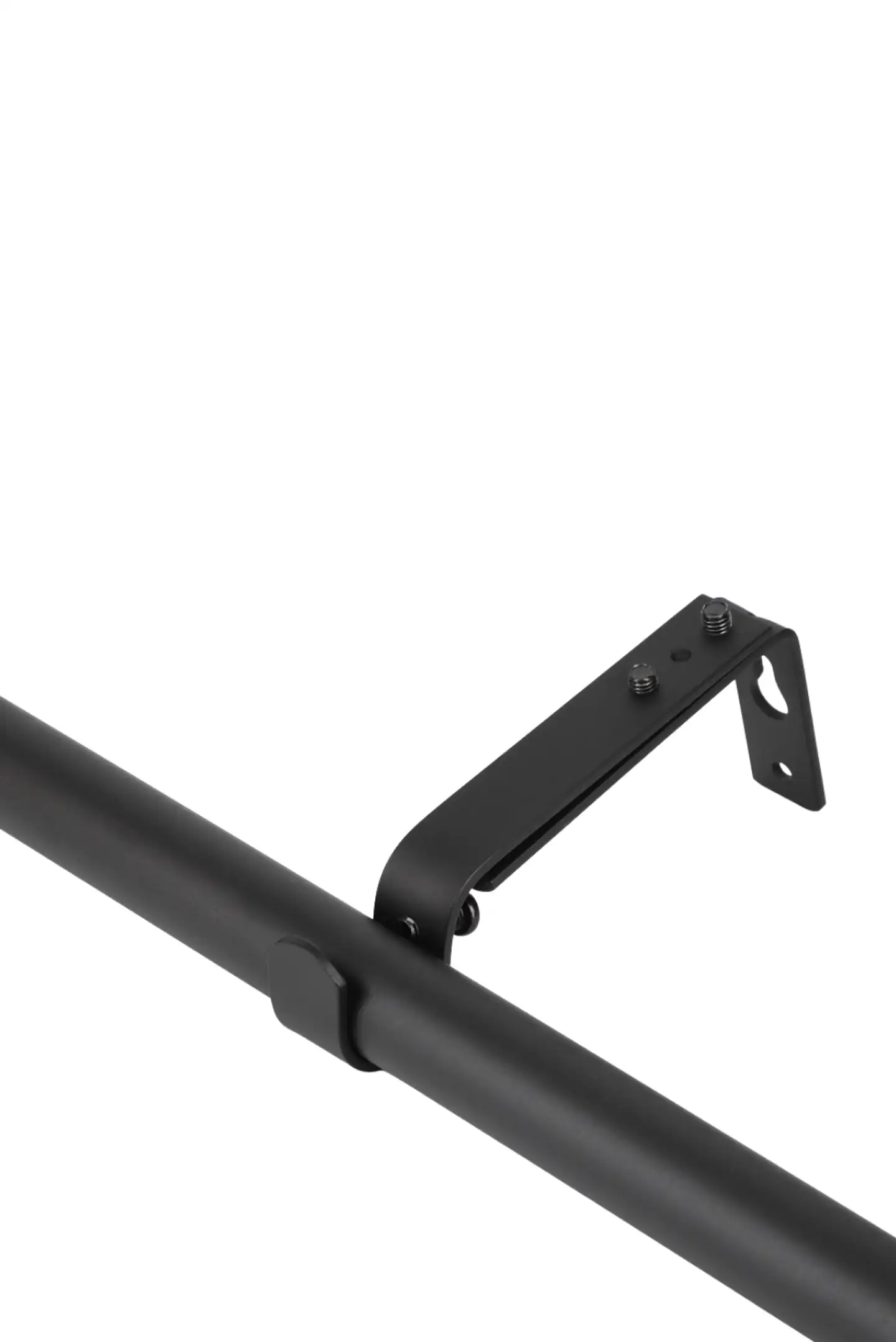 Ihanin verhotangon kannakkeet mattamusta 19mm 2kpl/pss - 4